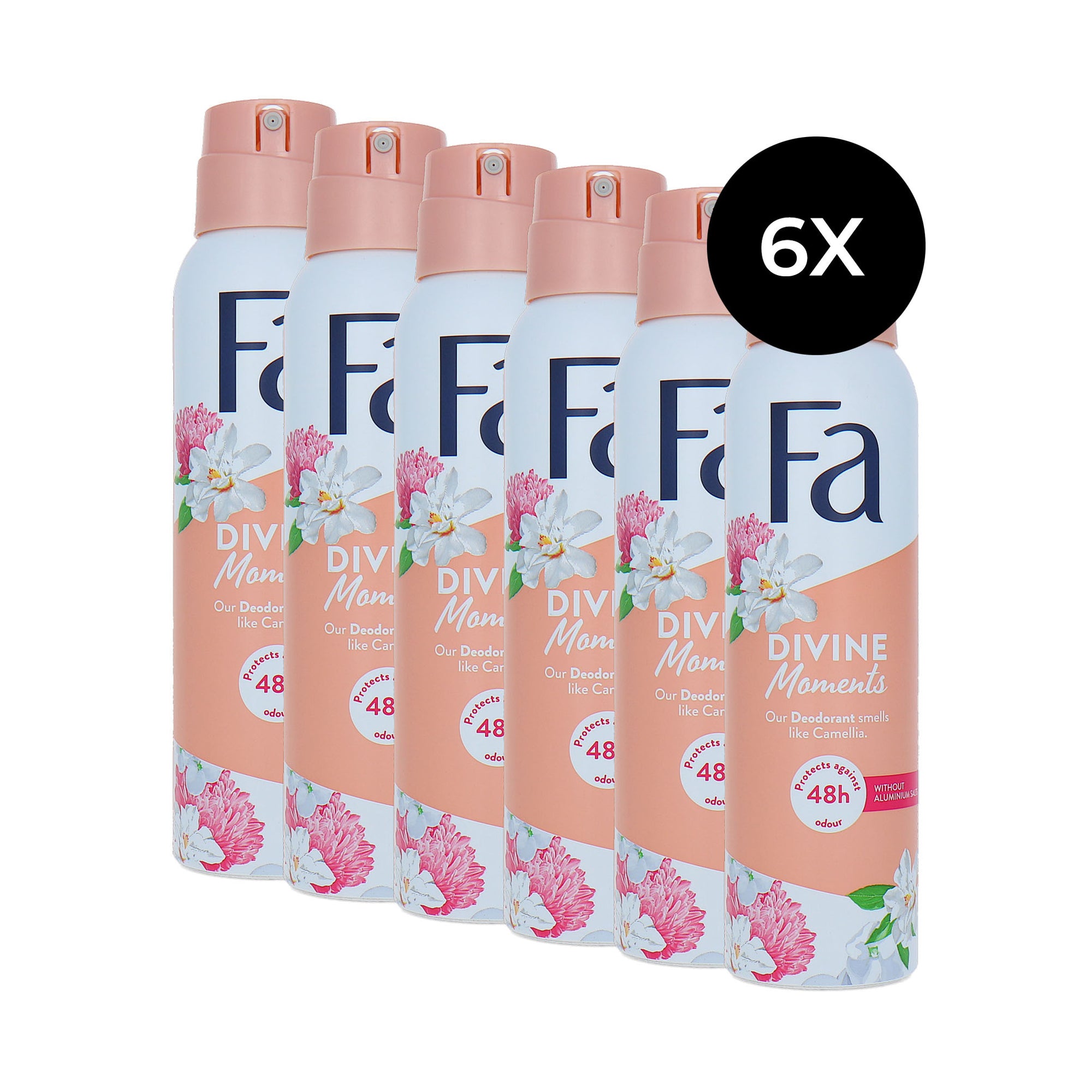Fa Divine Moments Deodorant Spray - 6 x 150 ml