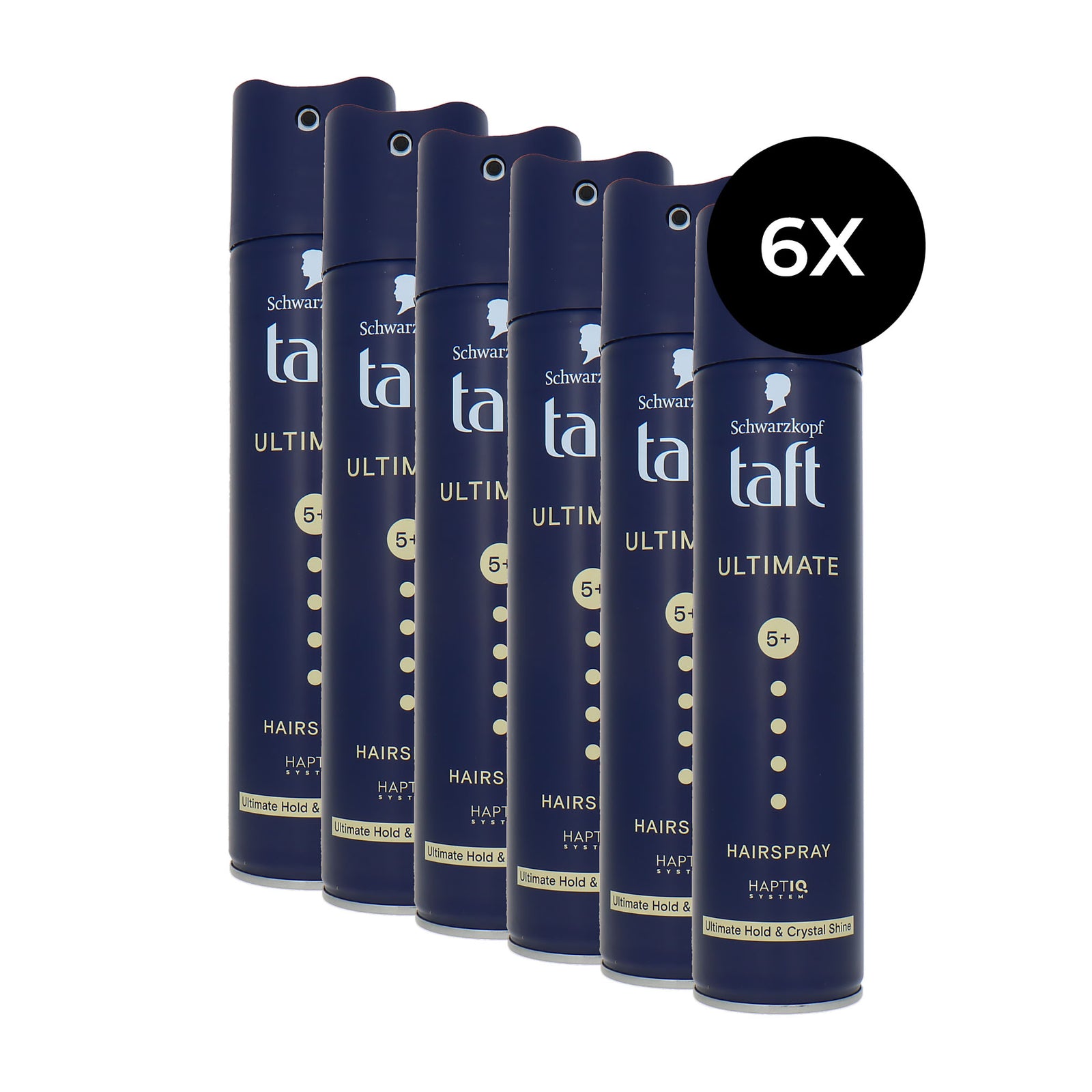 Schwarzkopf Taft Ultimate Hairspray 5+ - 6 x 250 ml