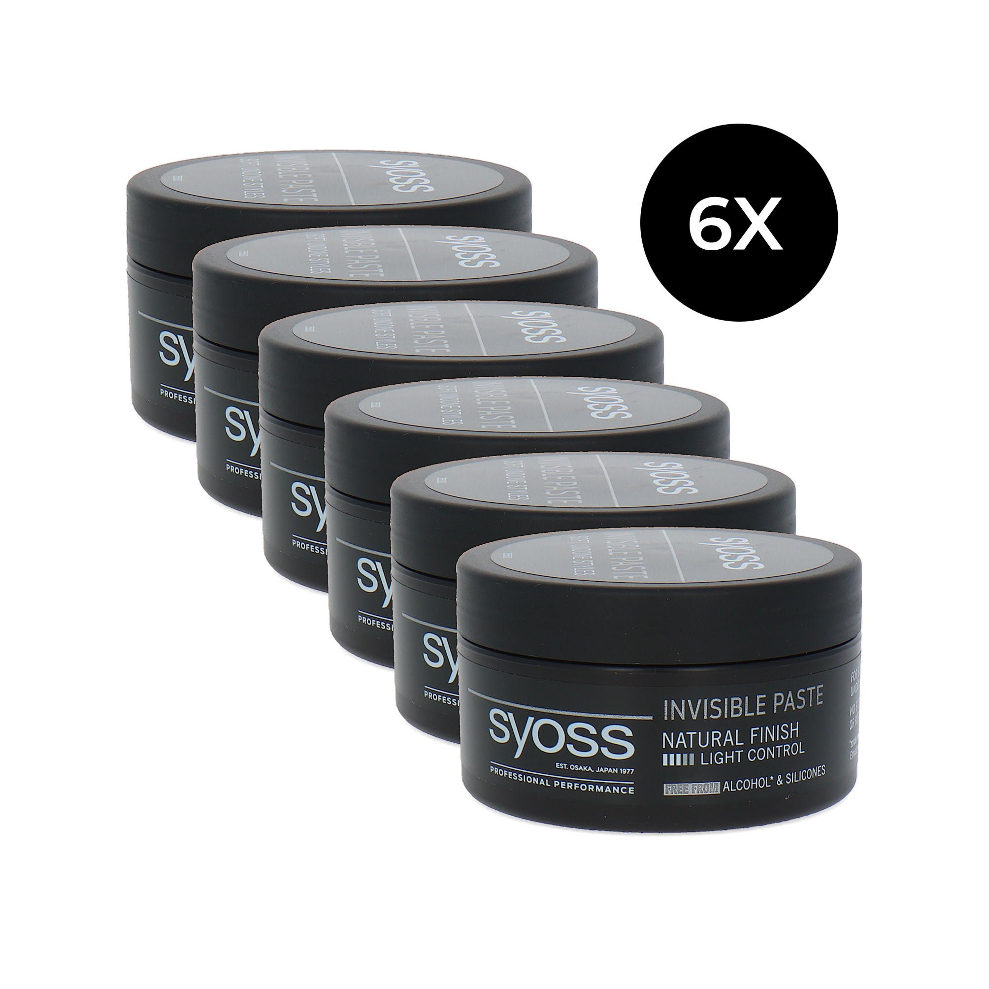 Syoss Invisible Paste - 6 x 100 ml