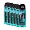 Fa Men Body & Hair Shower Gel Xtra Cool - 6 x 250 ml