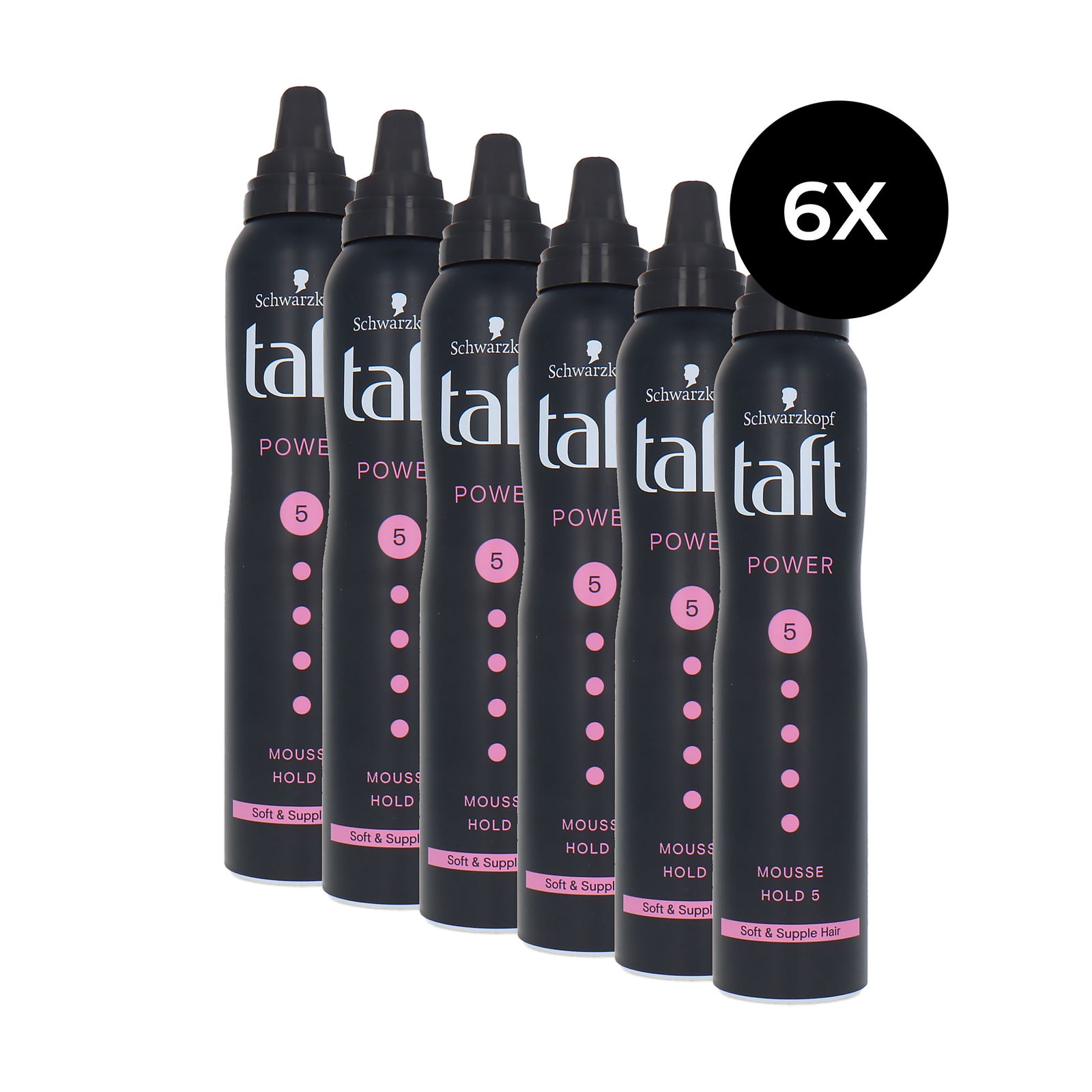 Schwarzkopf Taft Power Mousse Hold 5 - 6 x 200 ml