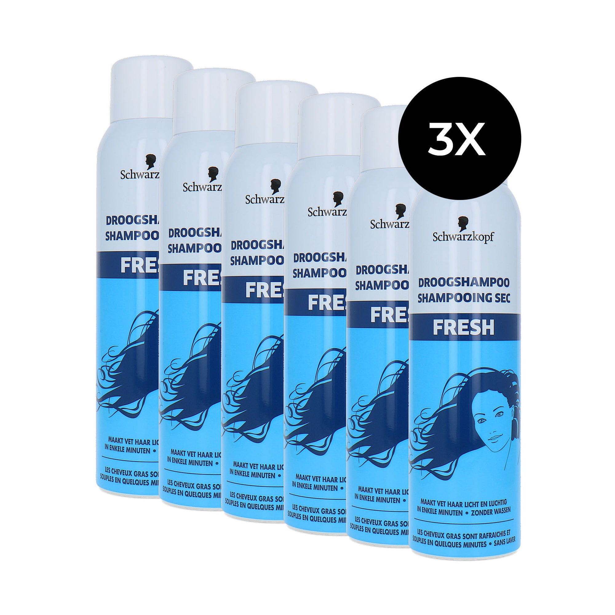 Schwarzkopf Dry Shampoo Fresh - 6 x 150 ml