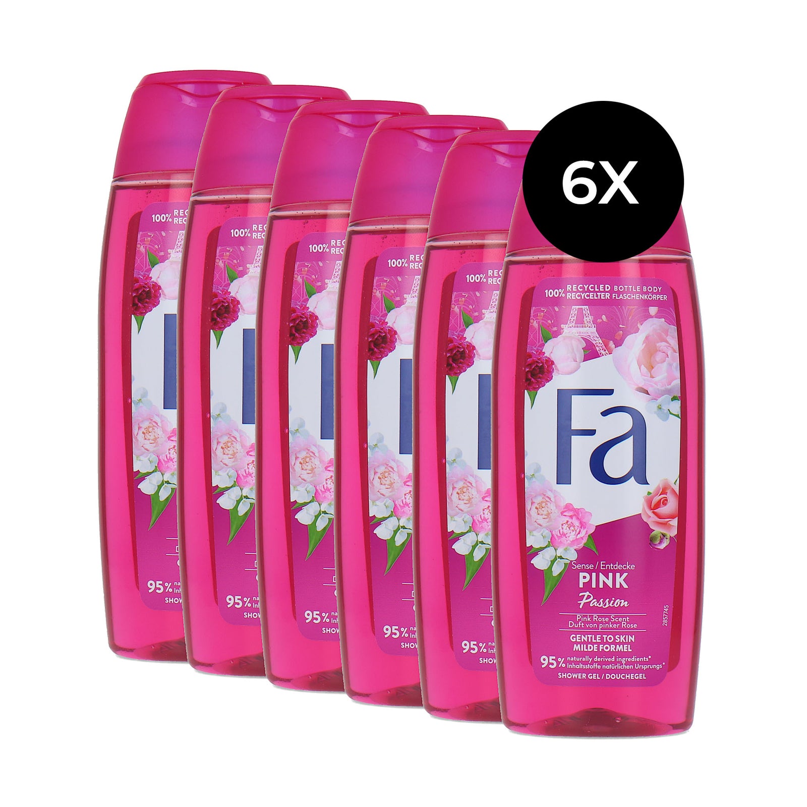 Fa Sense Pink Passion Shower Gel - 6 x 250 ml