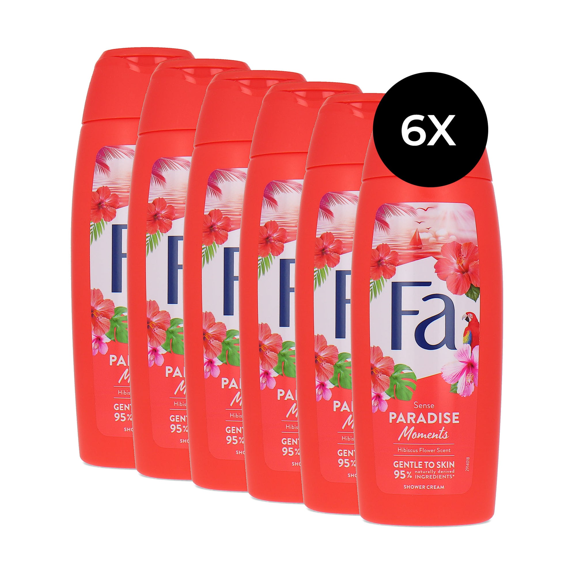 Fa Sense Paradise Moments Shower Gel - 6 x 250 ml