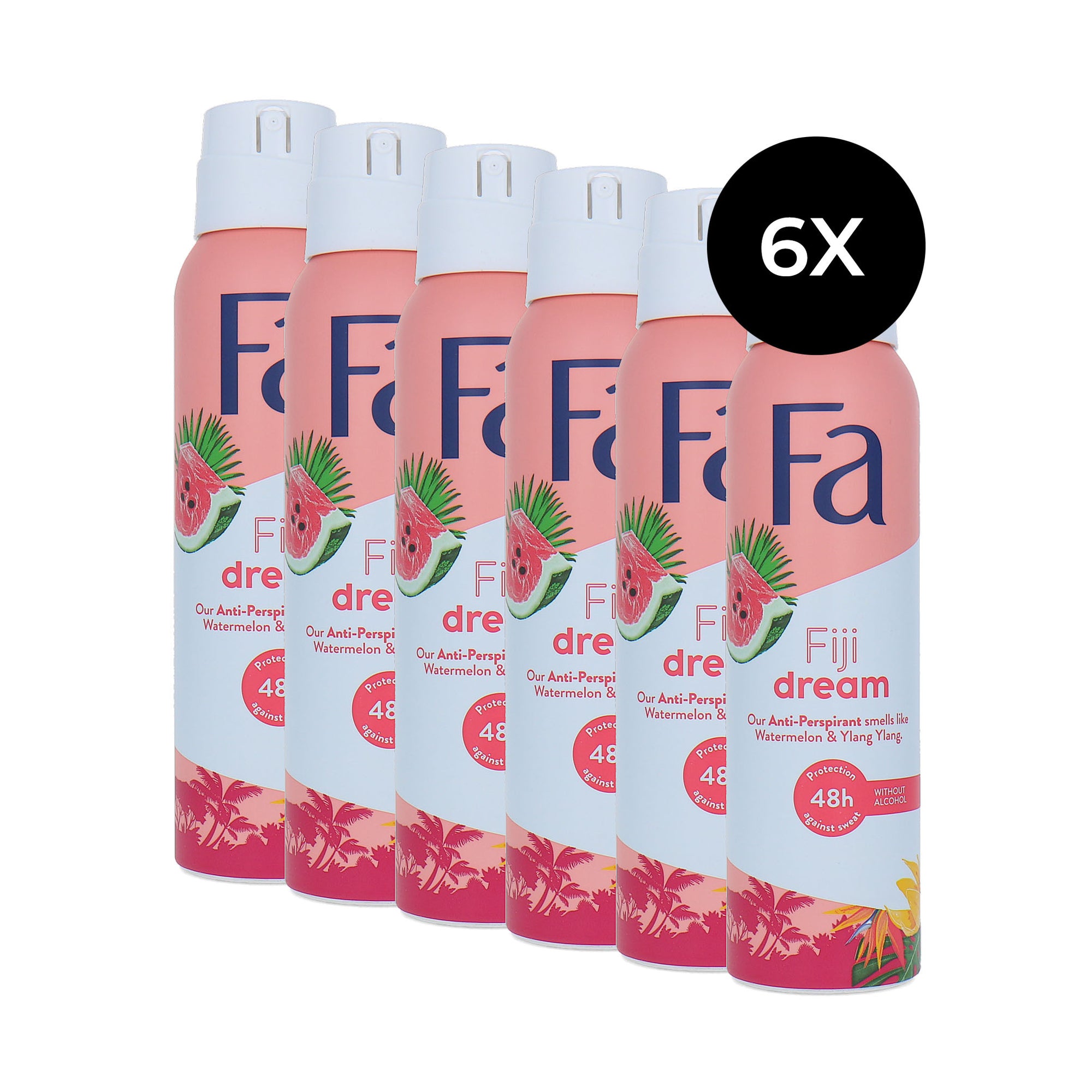 Fa Fiji Dream Deodorant Spray - 6 x 150 ml