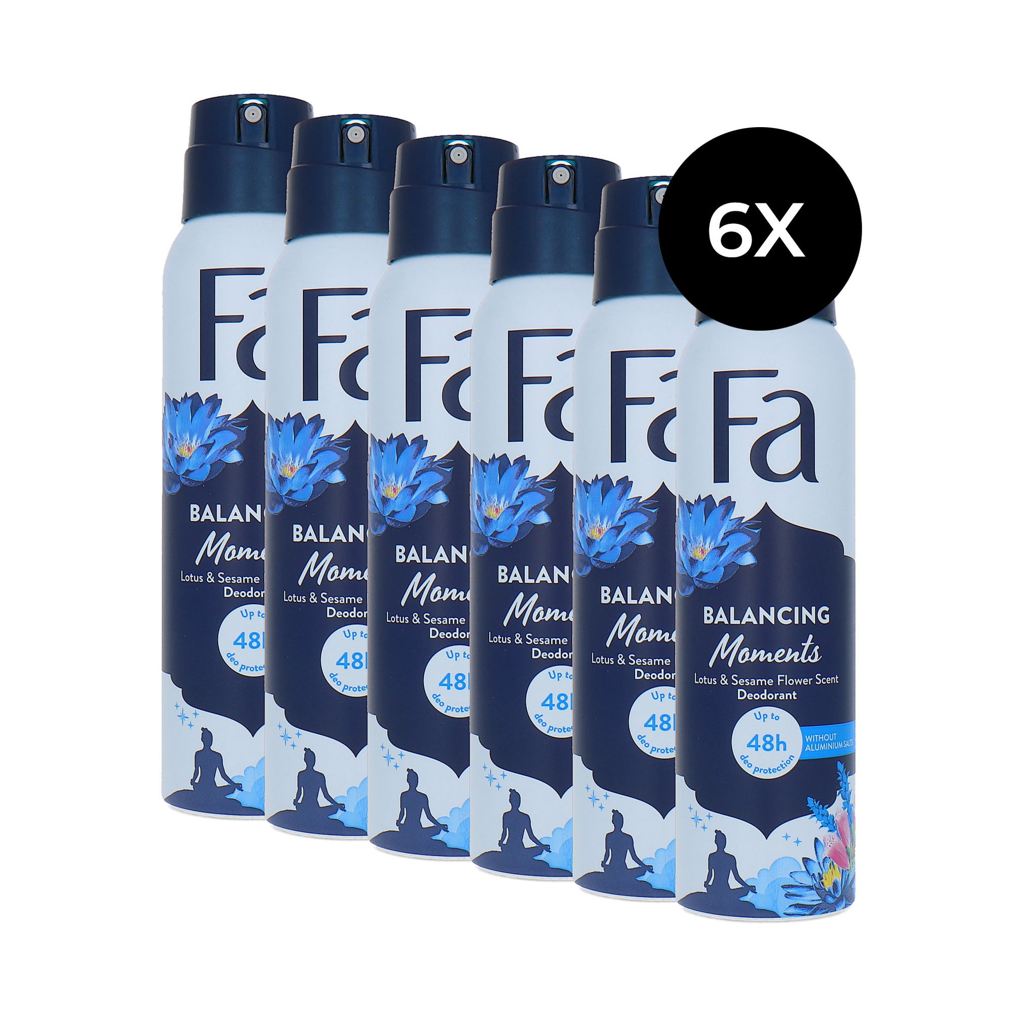 Fa Balancing Moments Deodorant Spray - 6 x 150 ml