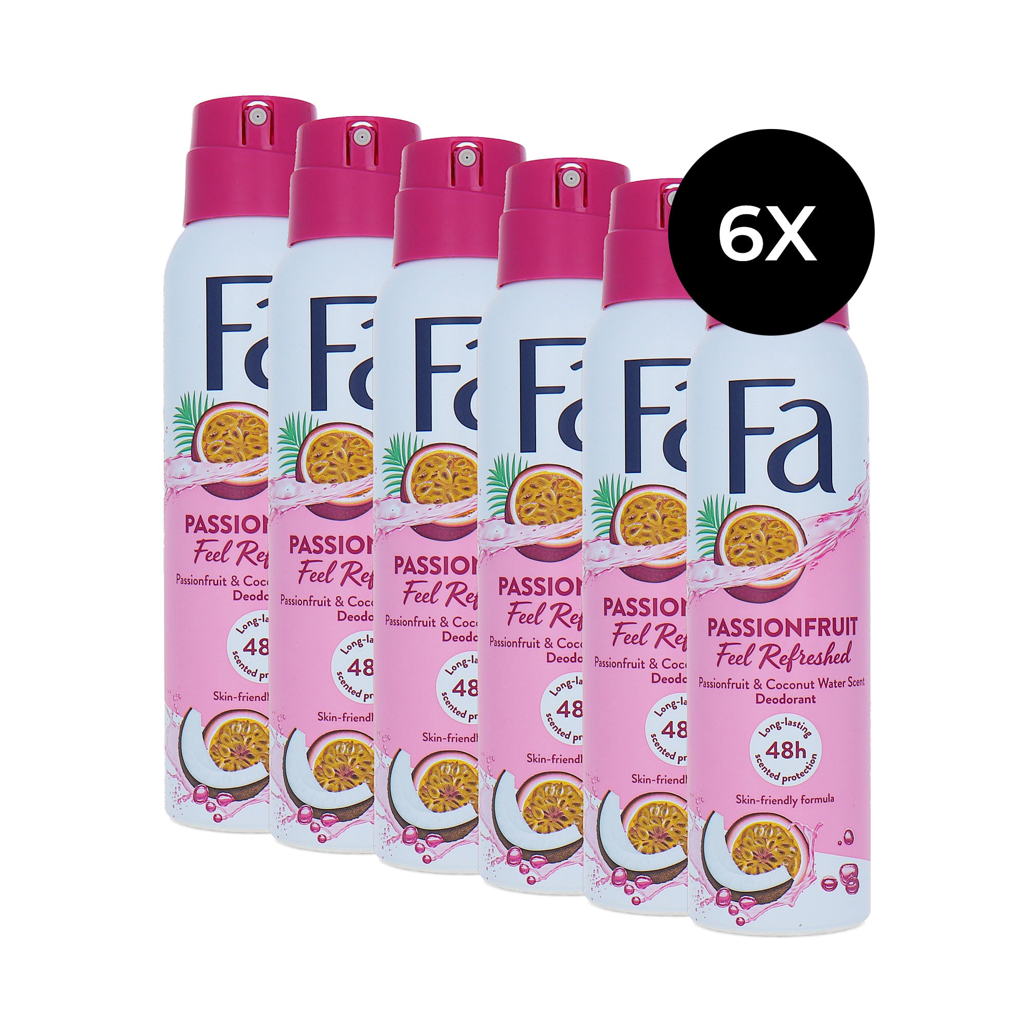 Fa Passionfruit Deodorant Spray - 6 x 150 ml