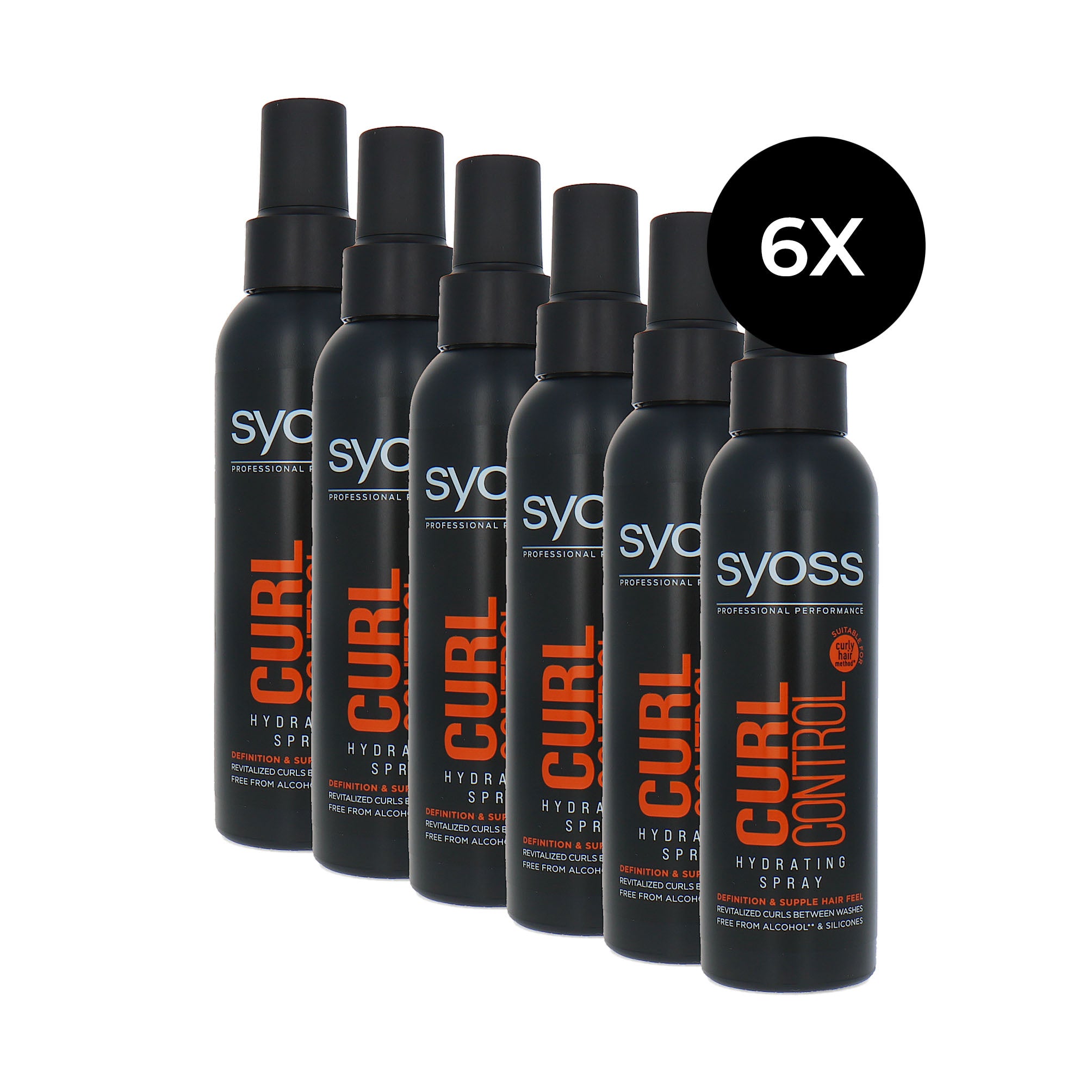 Syoss CURL Control Hydrating Spray - 6 x 150 ml
