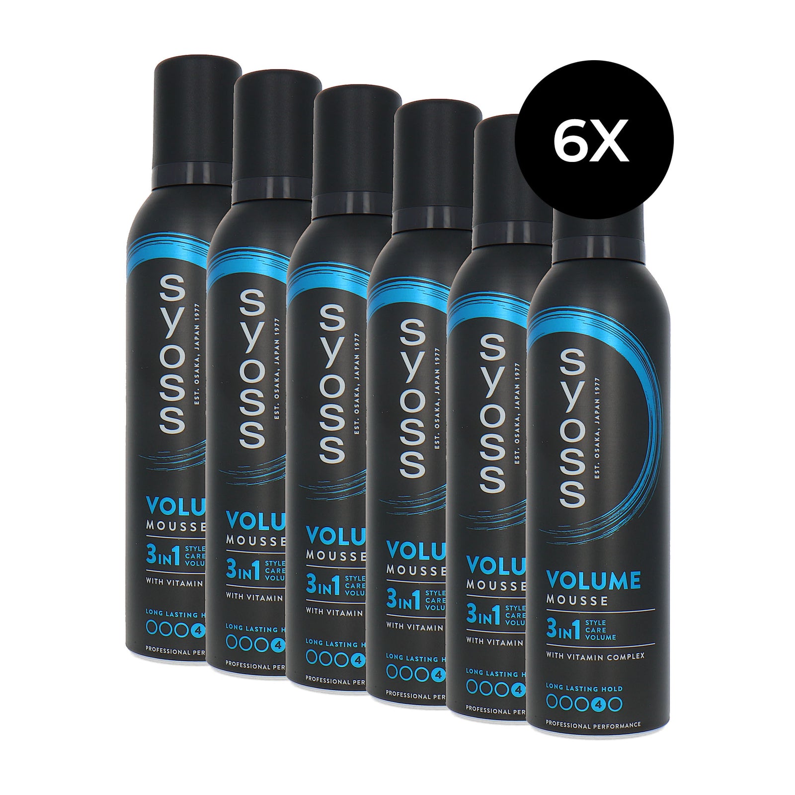 Syoss Volume Mousse - 4 - 6 x 250 ml