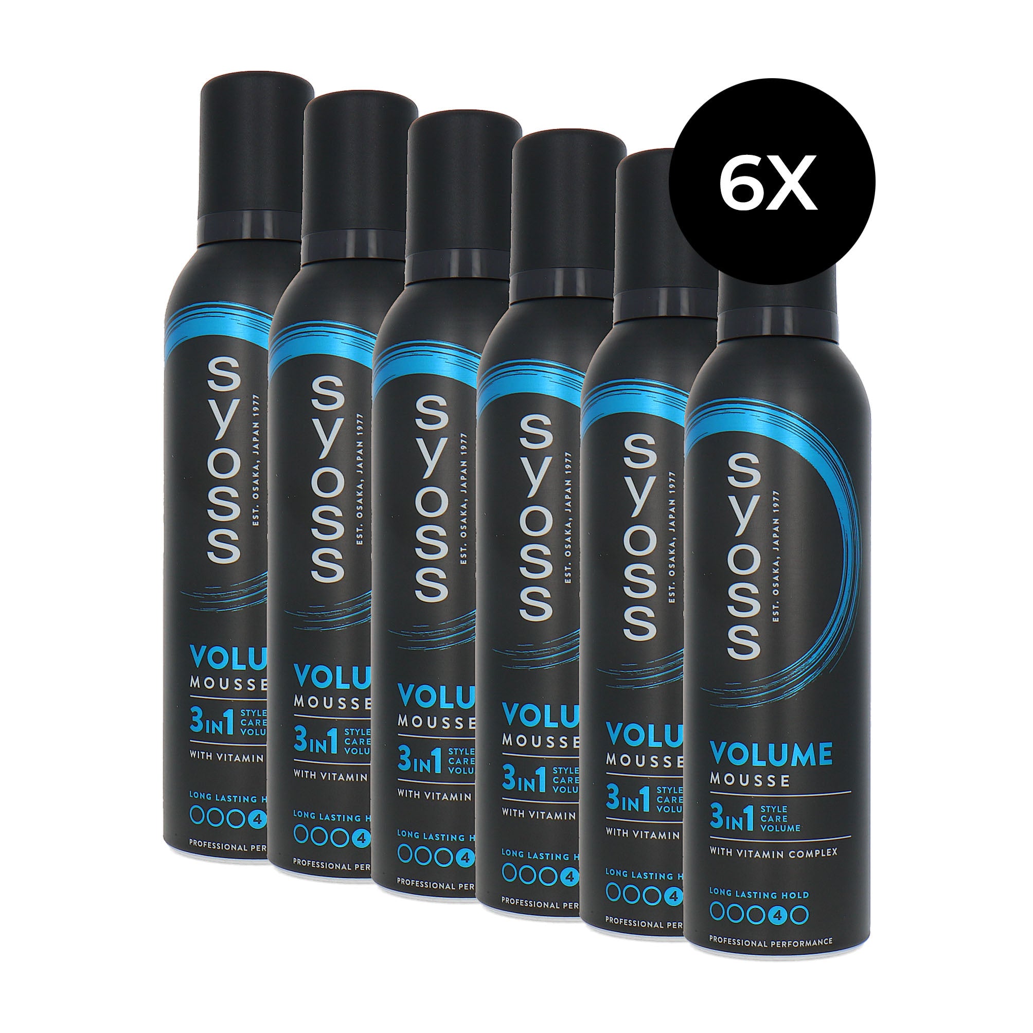 Syoss Volume Mousse - 4 - 6 x 250 ml