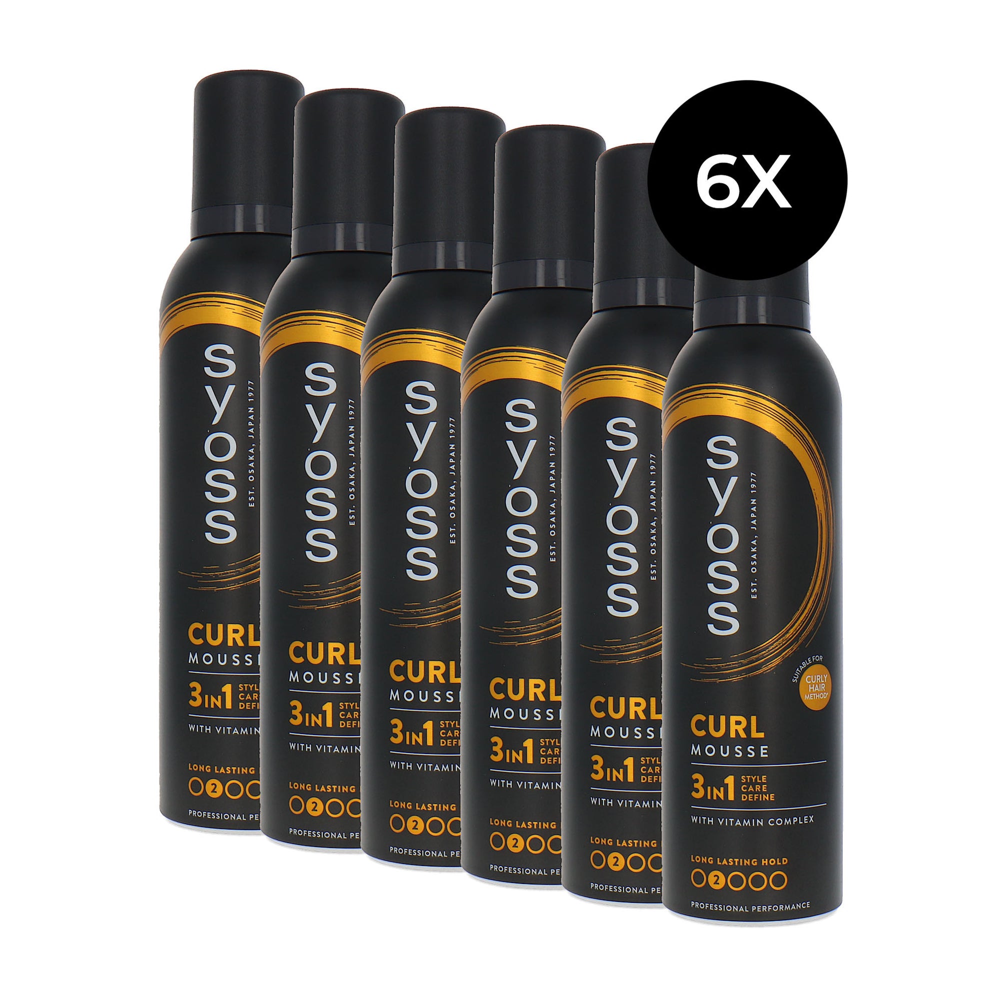 Syoss Locken Mousse - 2 - 6 x 250 ml