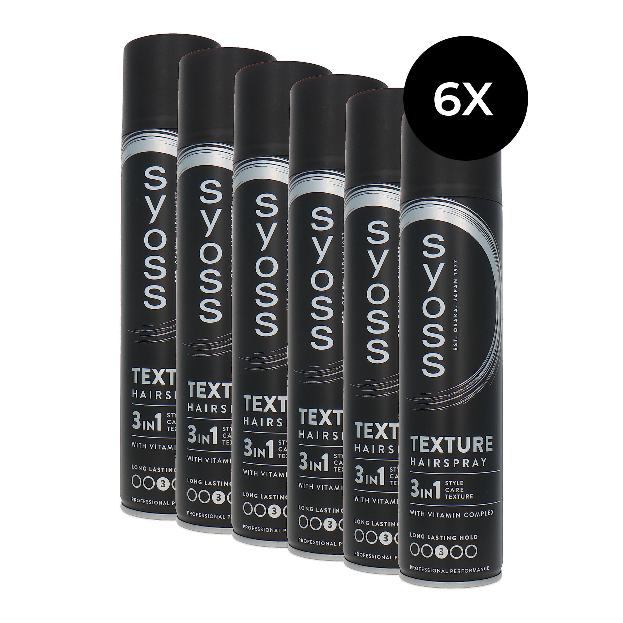 Syoss Texture Hairspray - 3 - 6 x 300 ml