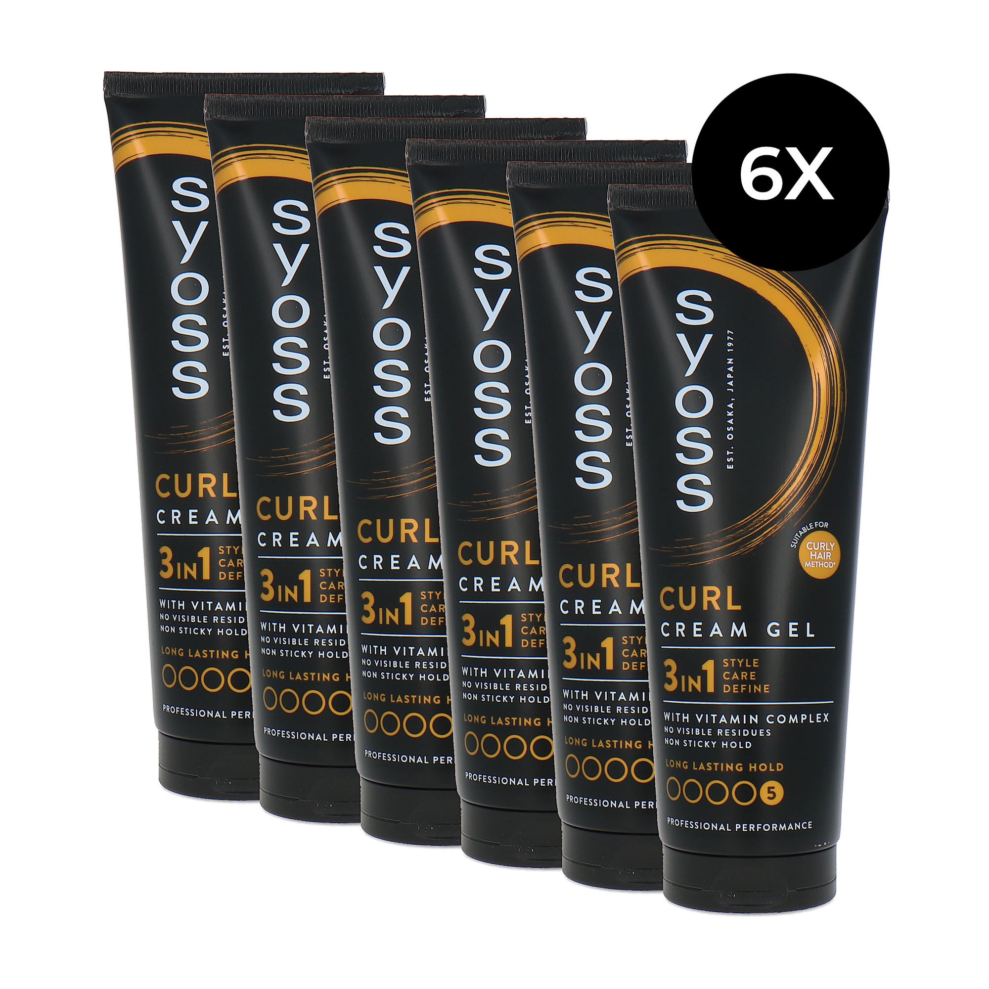 Syoss Curl Cream Gel - 5 - 6 x 250 ml