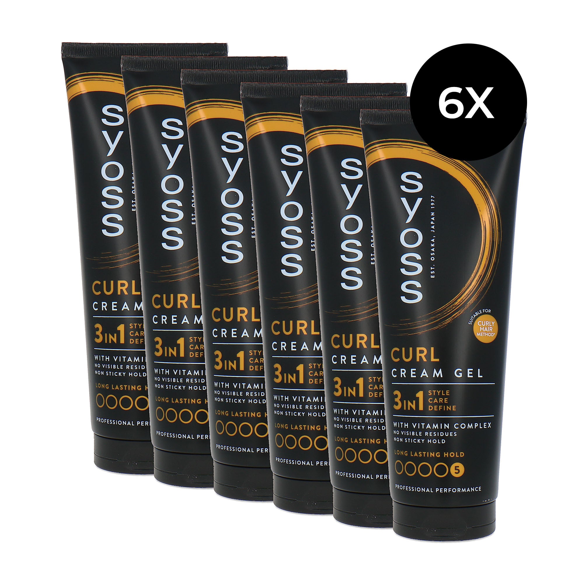 Syoss Curl Cream Gel - 5 - 6 x 250 ml