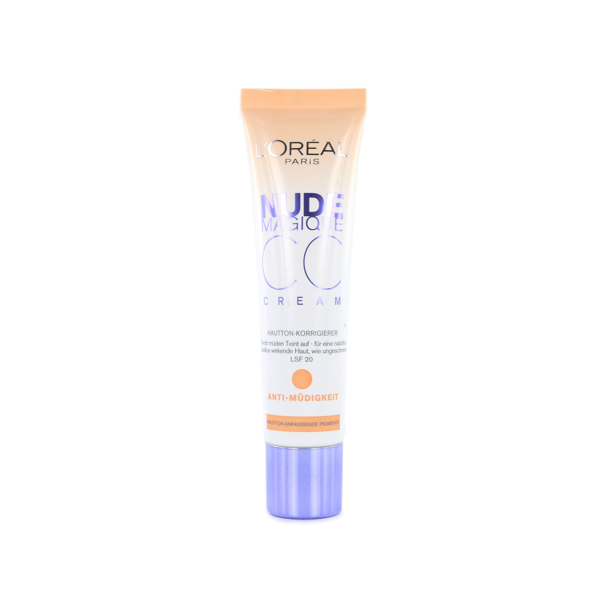 L'Oréal Nude Magique CC Cream - Anti-Fatique (paarse dop)