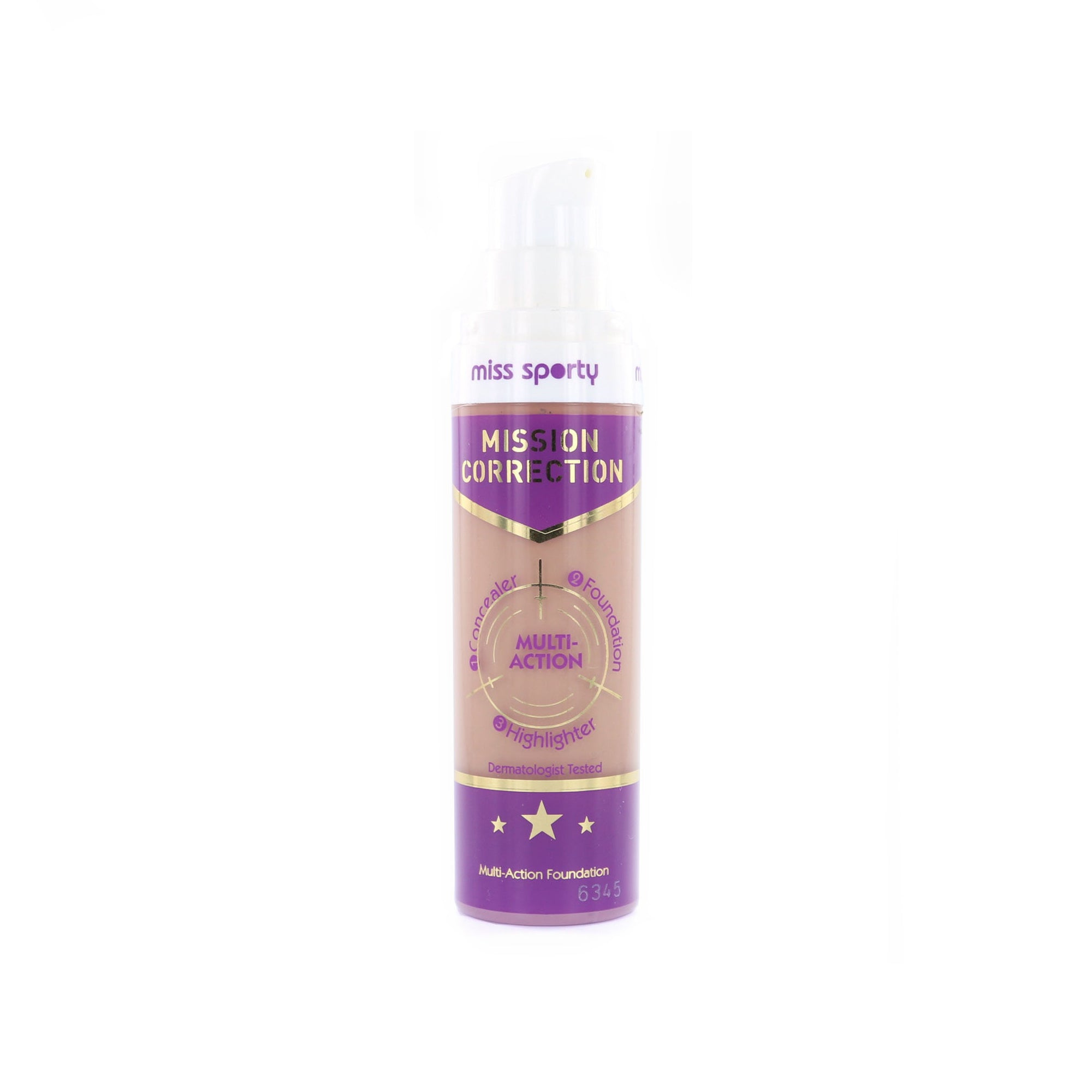 Miss Sporty Mission Correction Multi Action 3-in-1 Foundation - 004 Dark