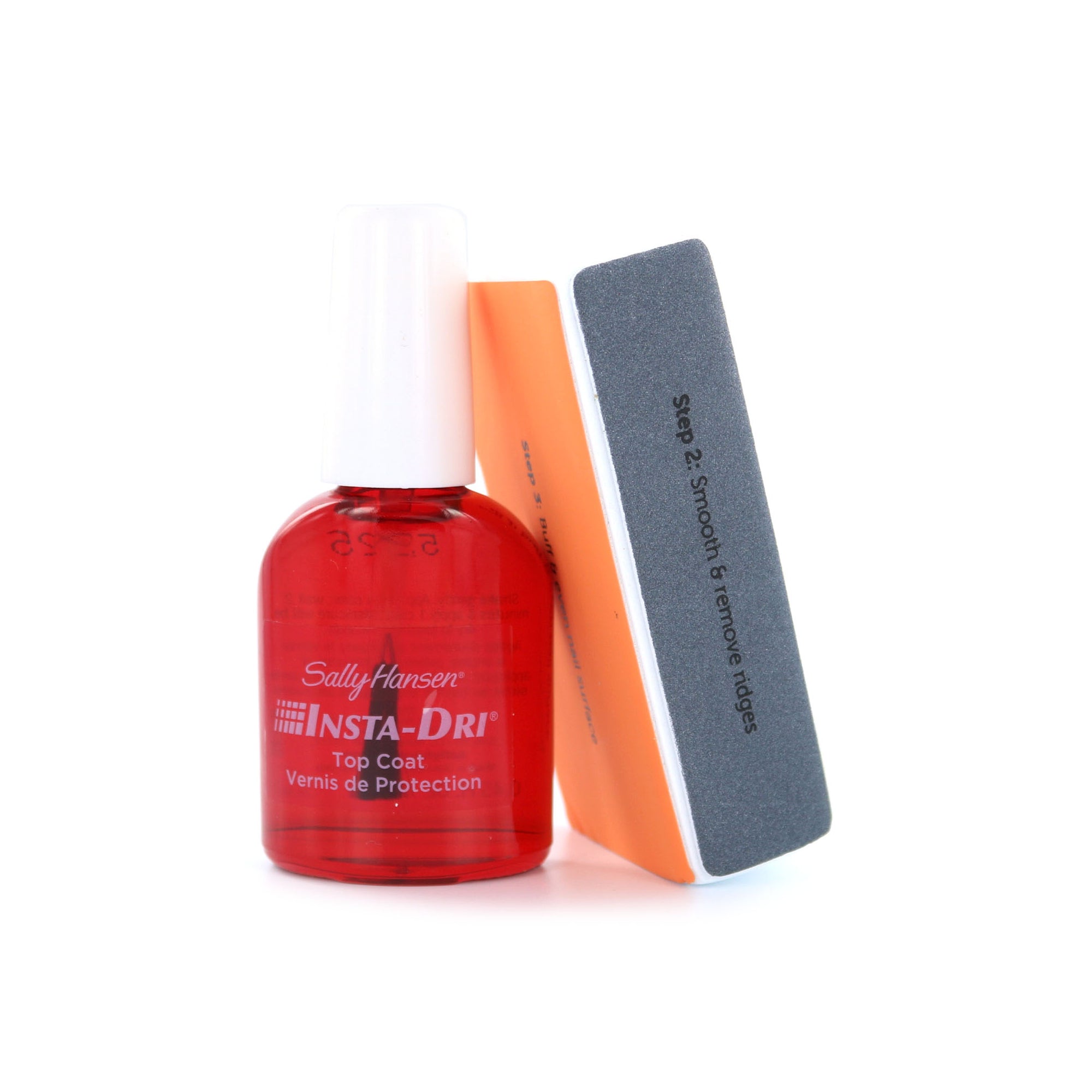 Sally Hansen Insta-Dri Chip-Resistant Topcoat (met polijstblok)