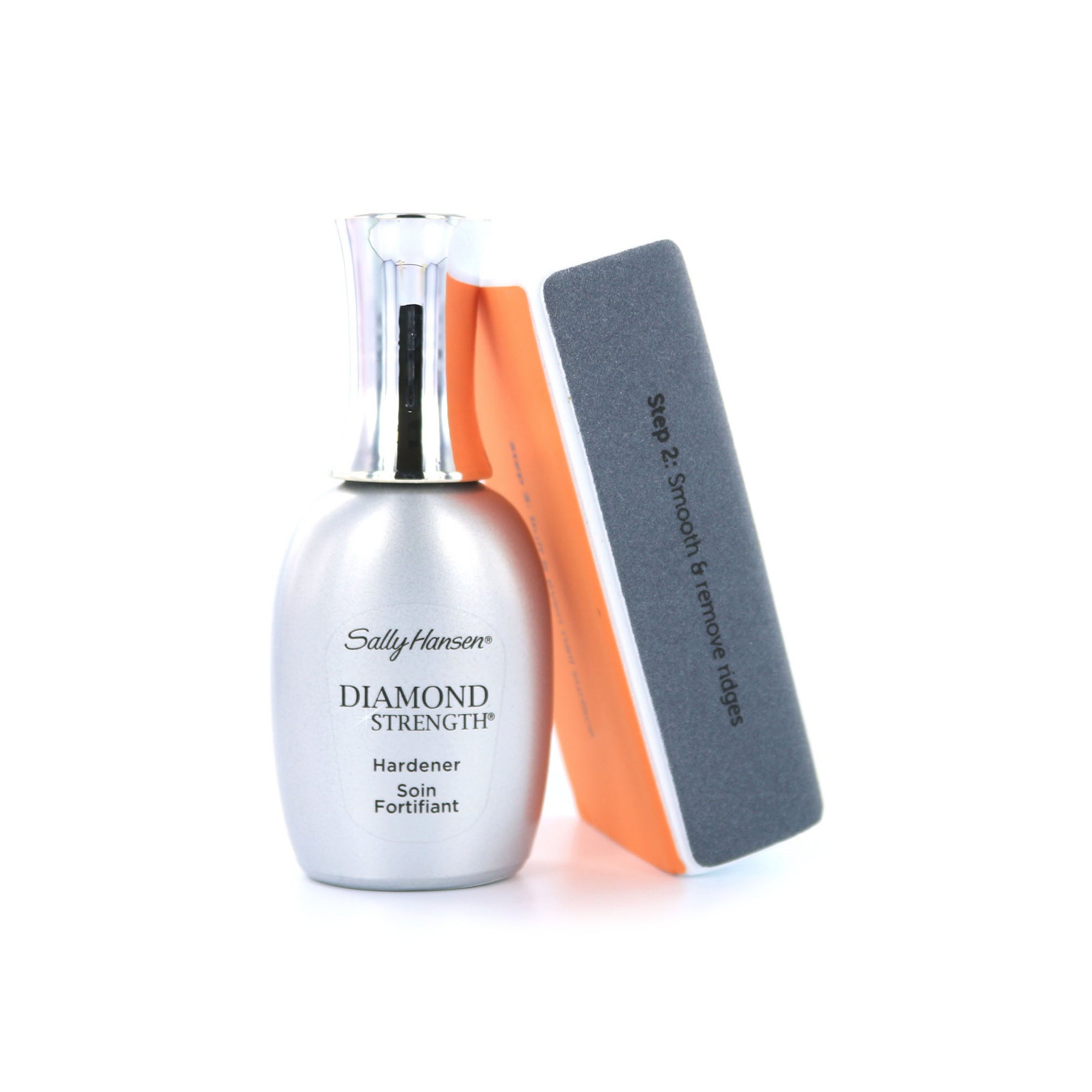Sally Hansen Diamond Strength Instant Nail Hardener (met polijstblok)