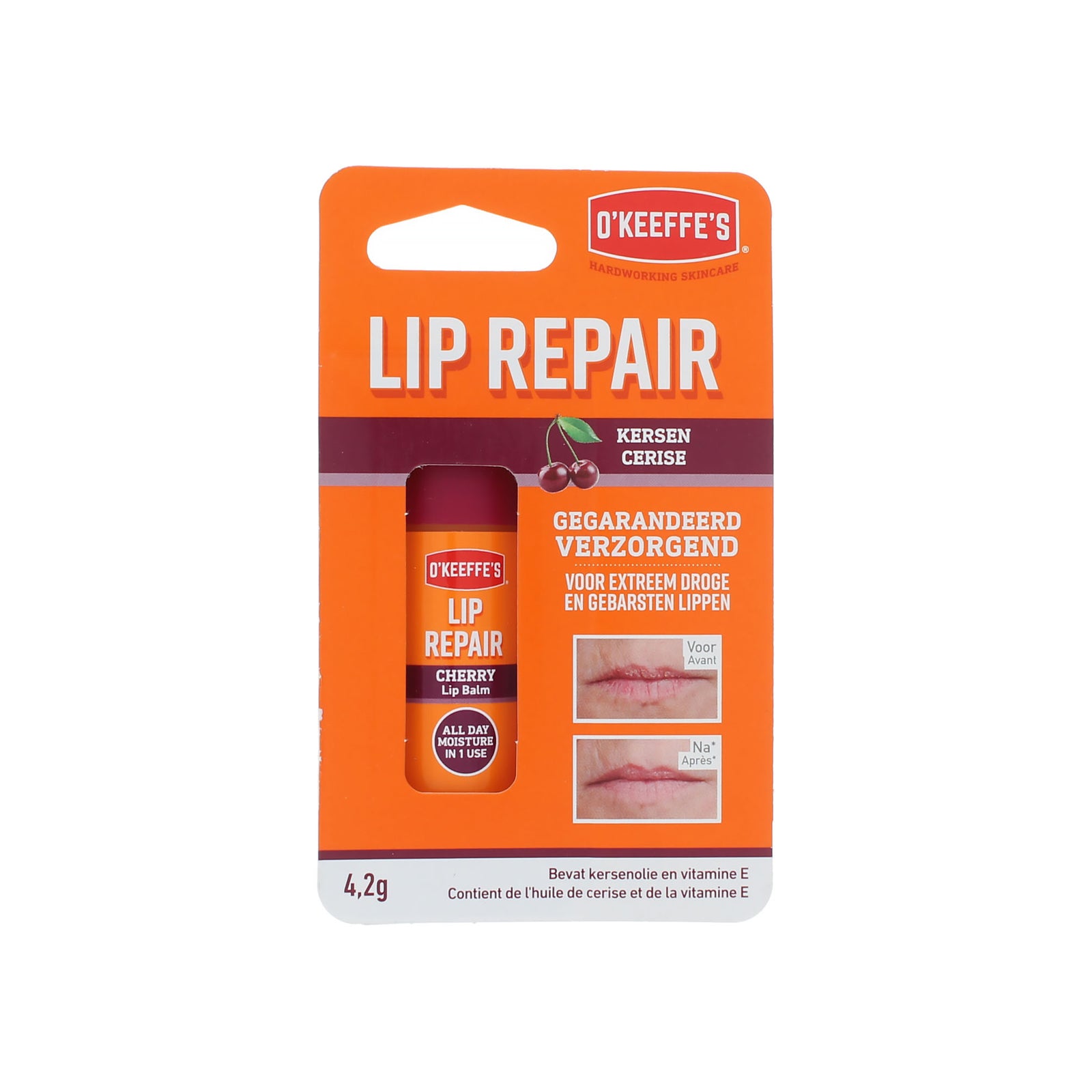 O'Keeffe's Lip Repair Cherry lippenbalsem - 4,2 gr