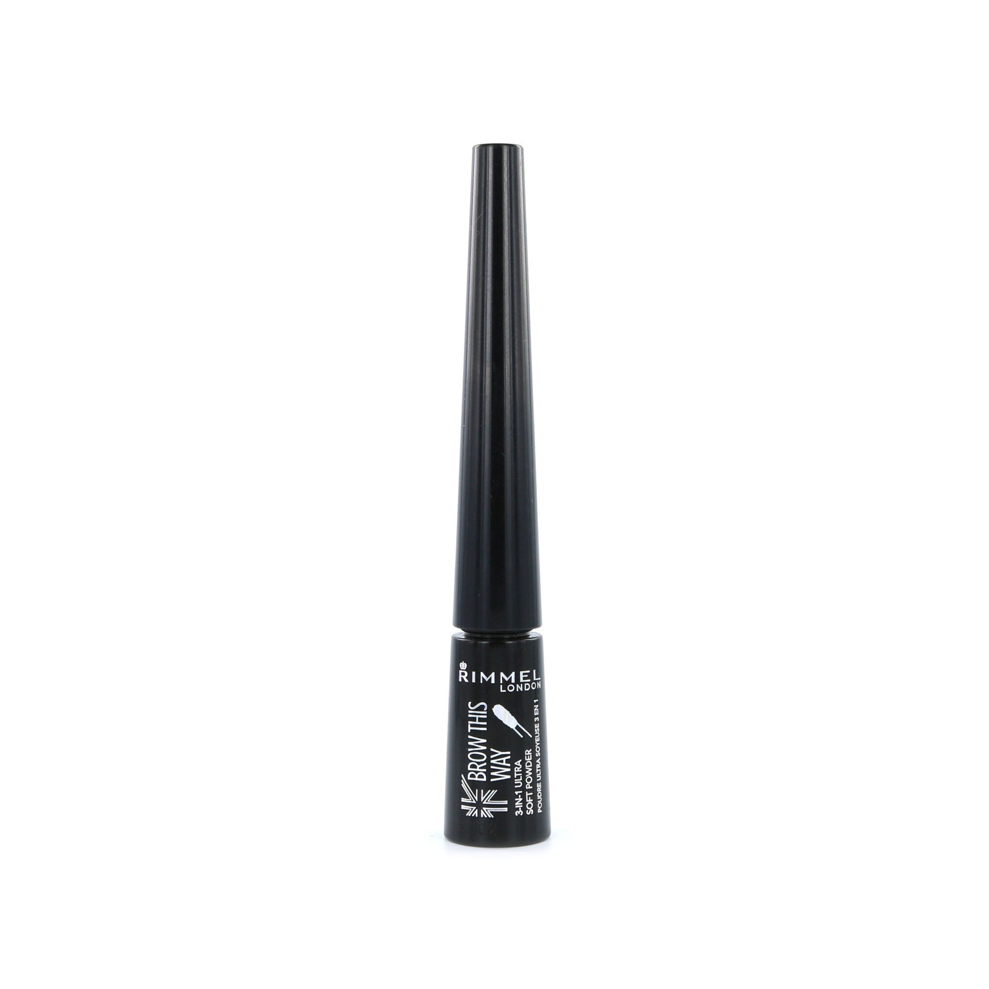 Rimmel Brow This Way Wenkbrauwpoeder - 004 Soft Black