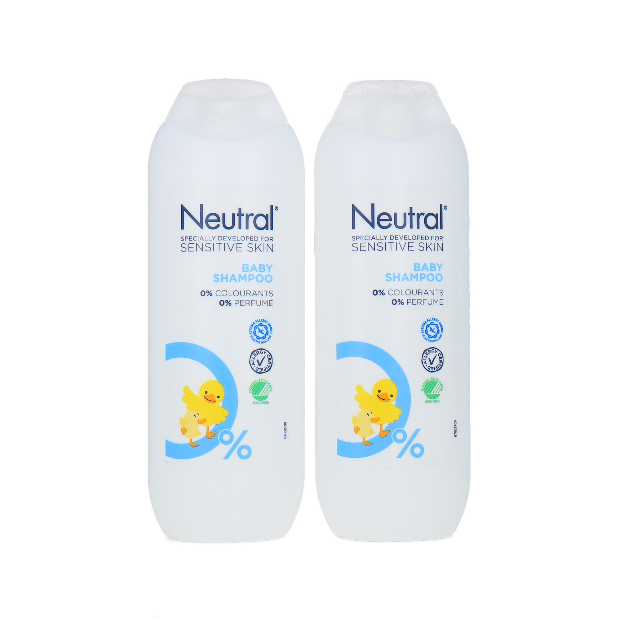 Neutral Sensitive Skin Baby Shampoo - 2 x 250 ml