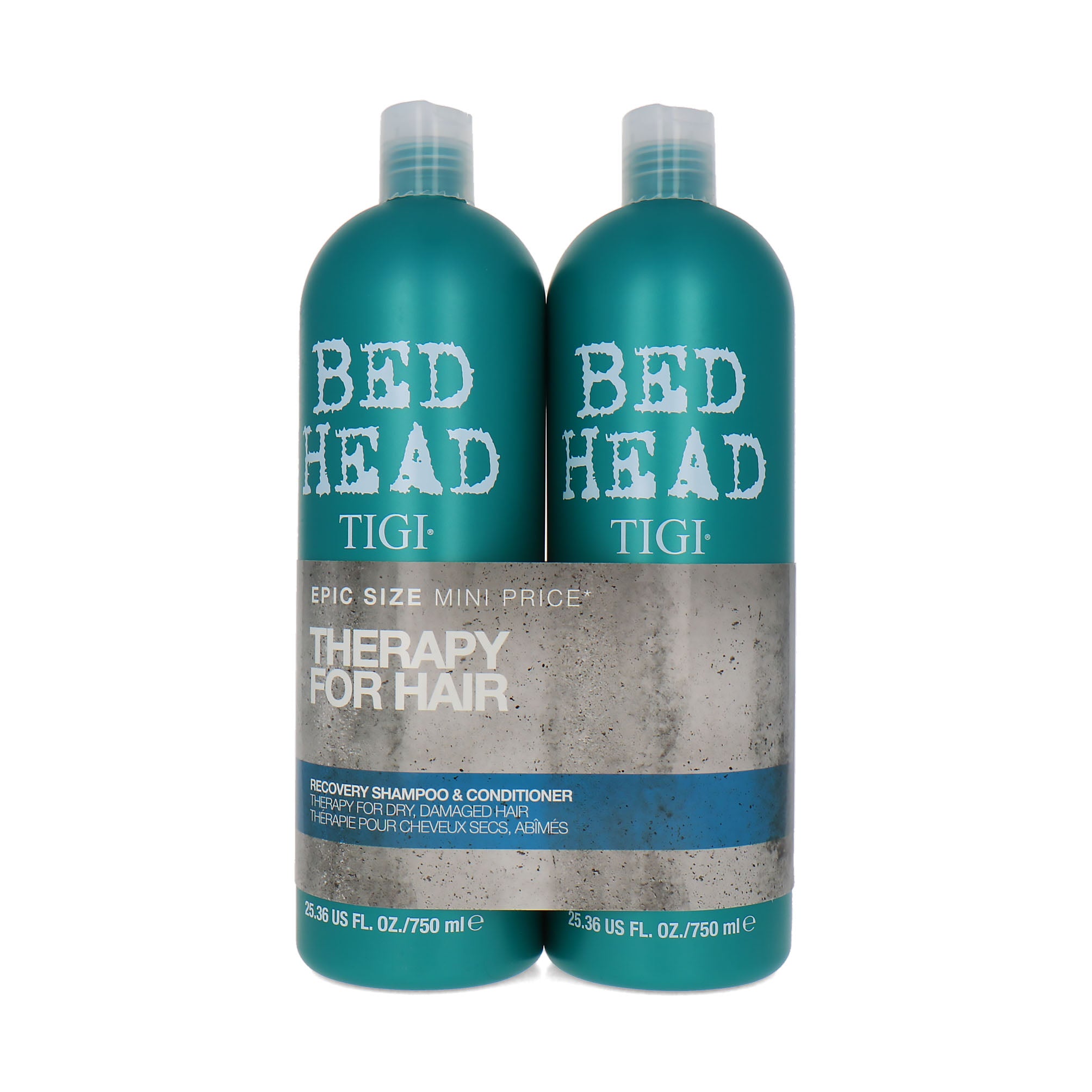 TIGI Bed Head Recovery Duo Shampoo + Condtioner - 2 x 750 ml