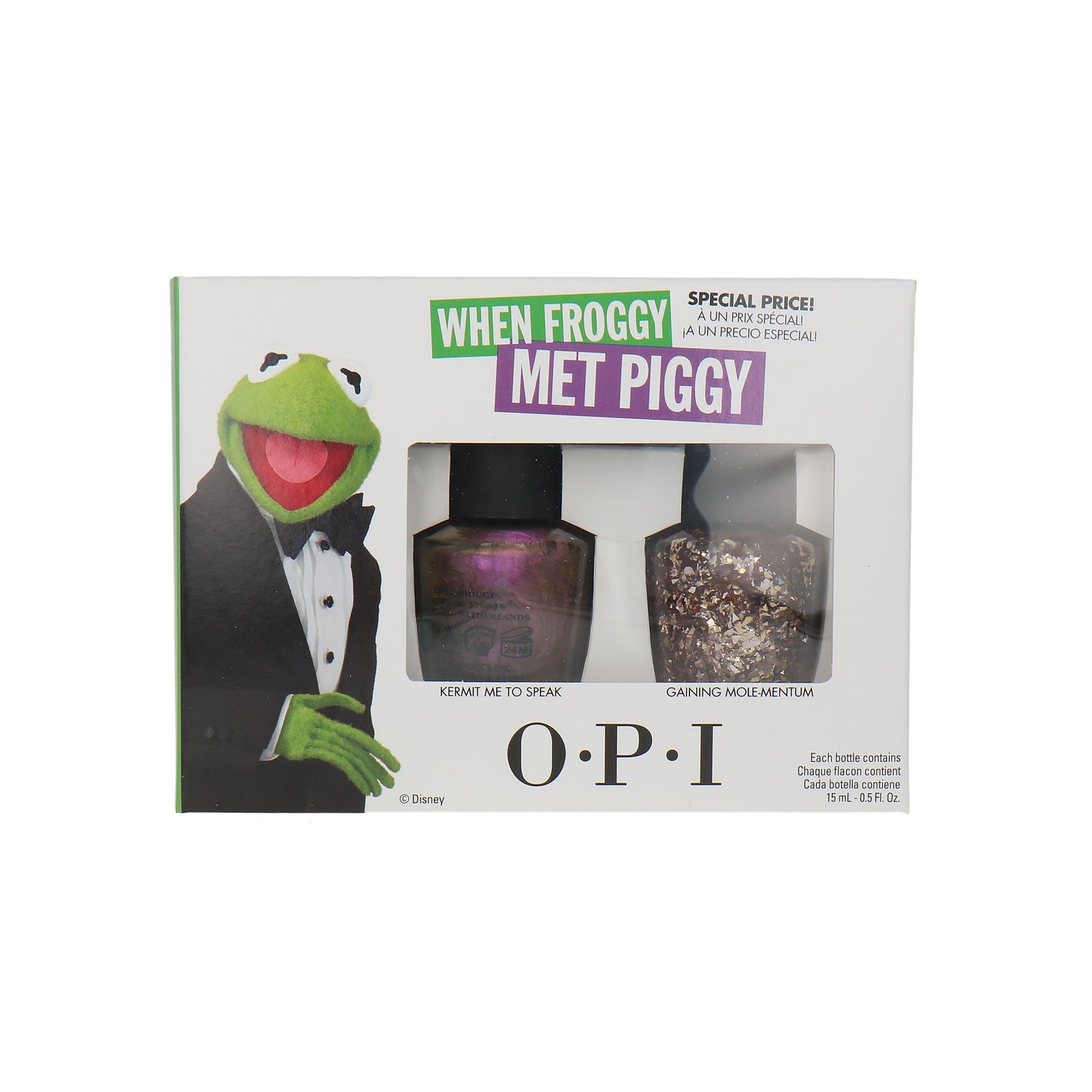 O.P.I Muppets Most Wanted Cadeauset - Kermit Me To Speak-Gaining Mole-Mentum