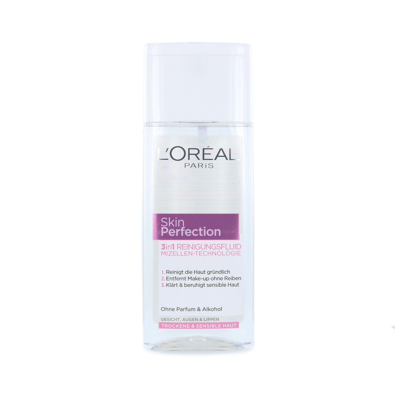 L'Oréal Skin Perfection 3-in-1 Cleansing Water - 200 ml (voor droge en gevoelige Huid)