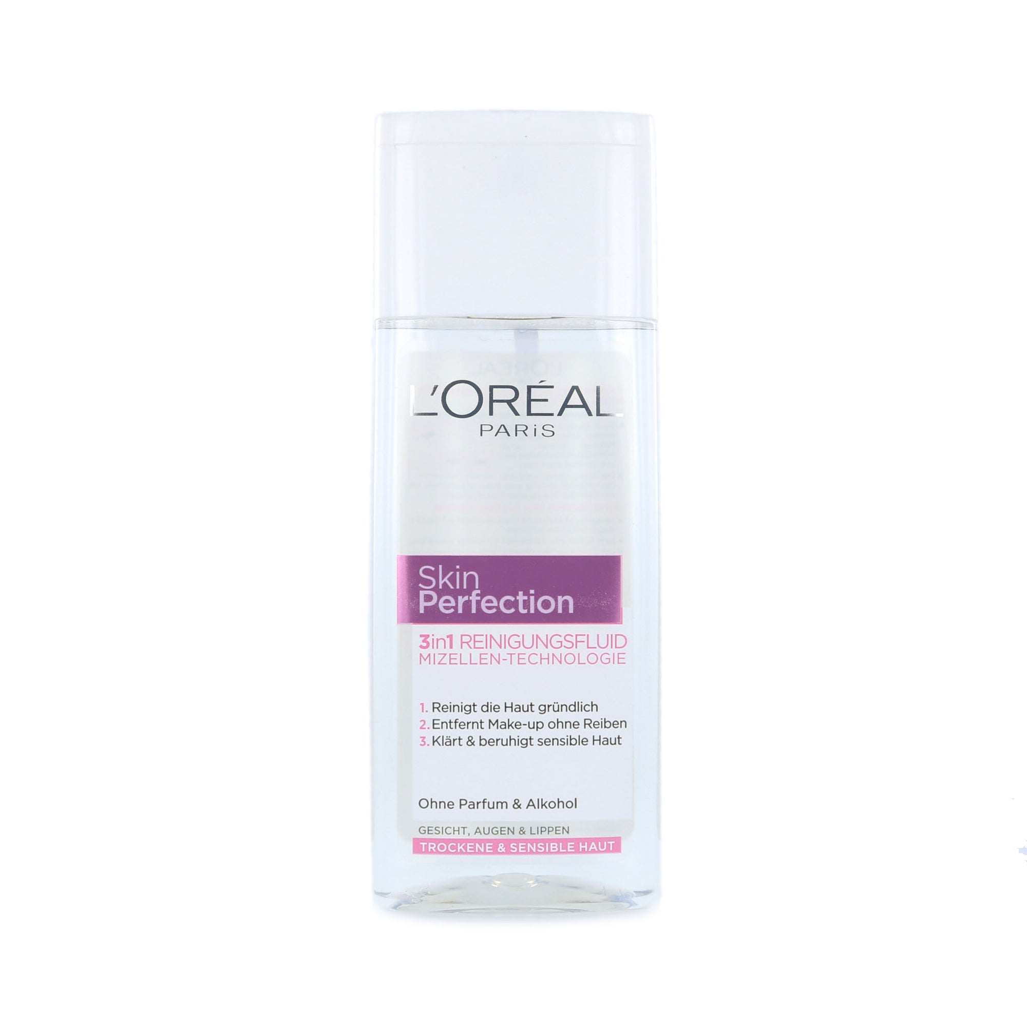 L'Oréal Skin Perfection 3-in-1 Cleansing Water - 200 ml (voor droge en gevoelige Huid)