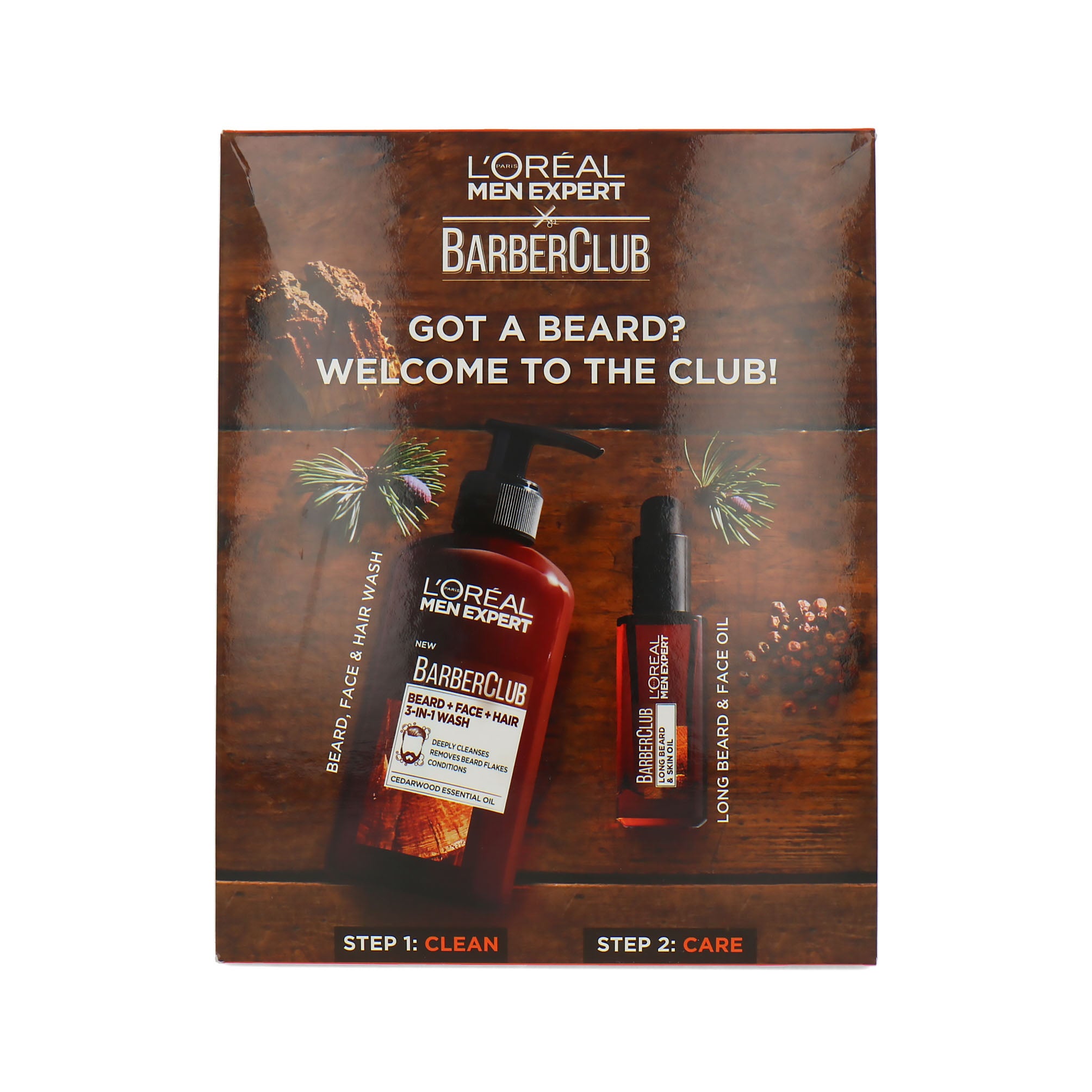 L'Oréal Men Expert BarberClub Welcome To The Club Cadeauset - 230 ml