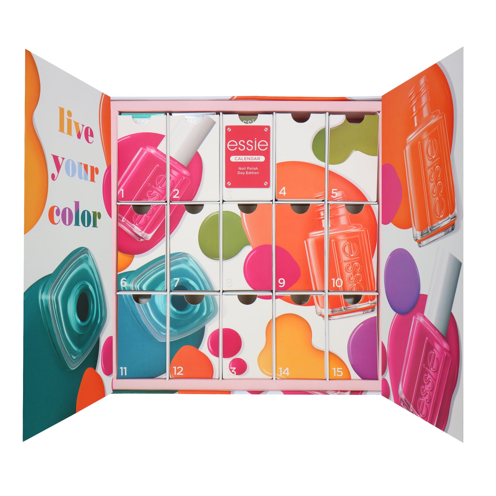 Essie Live Your Color Nailpolish Calendar Cadeauset