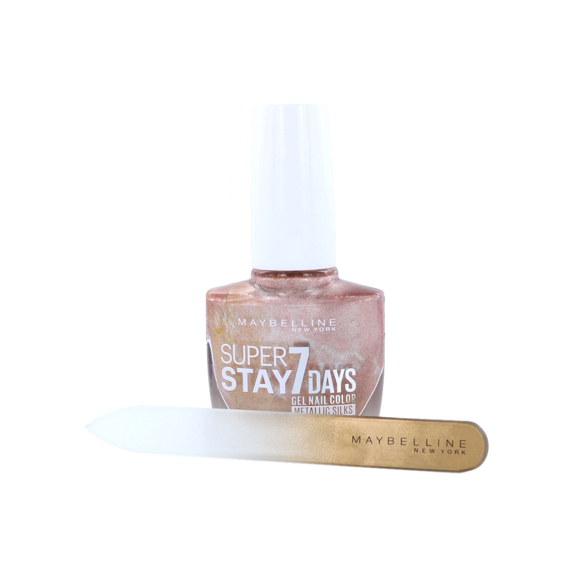 Maybelline SuperStay Gel Metallic Silks - 882 Rose Veil (met nagelvijl)