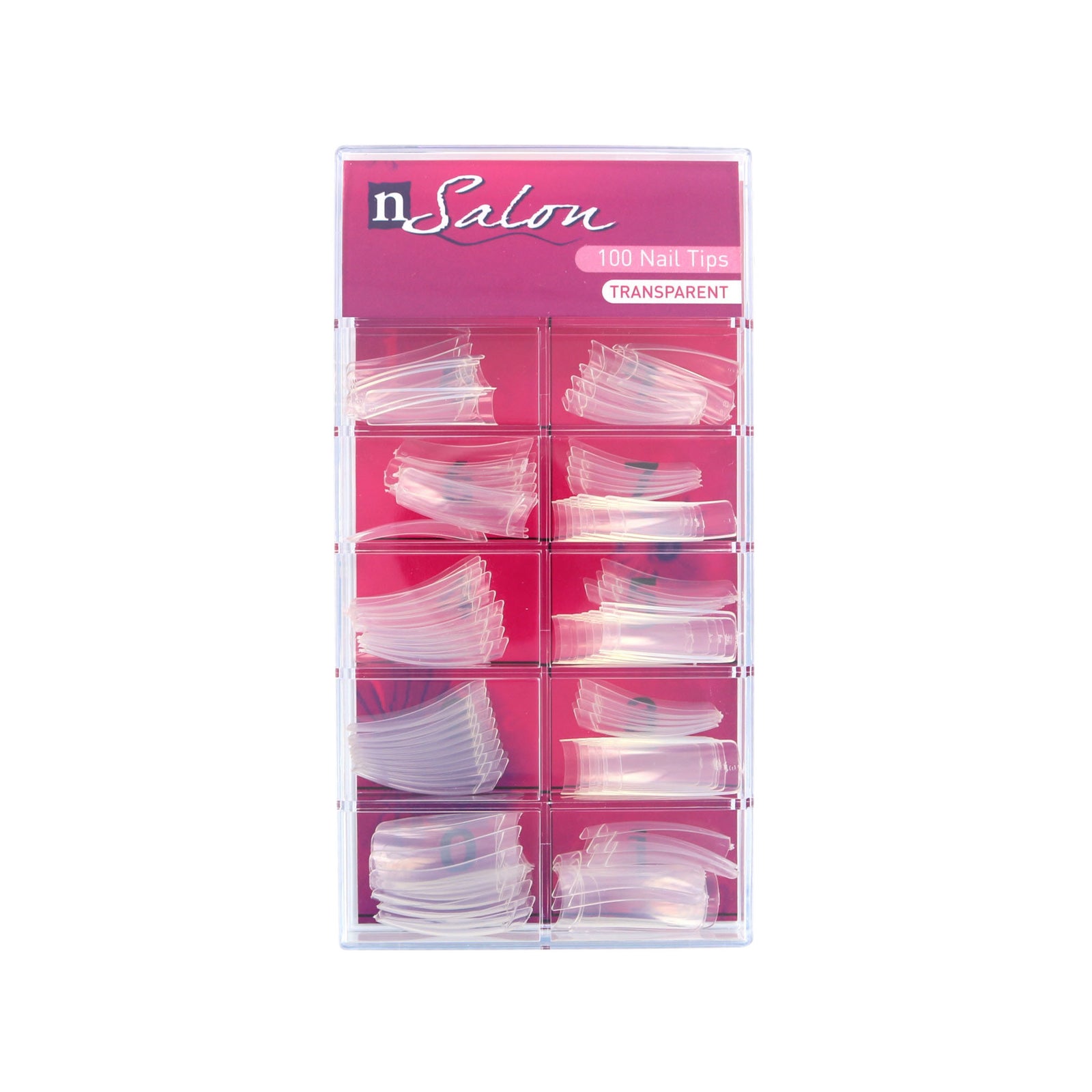 N Salon 100 Nailtips - Transparent