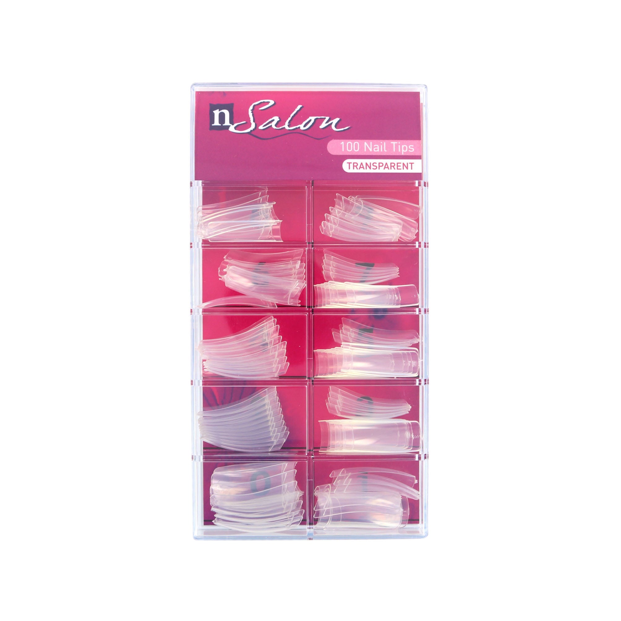 N Salon 100 Nailtips - Transparent