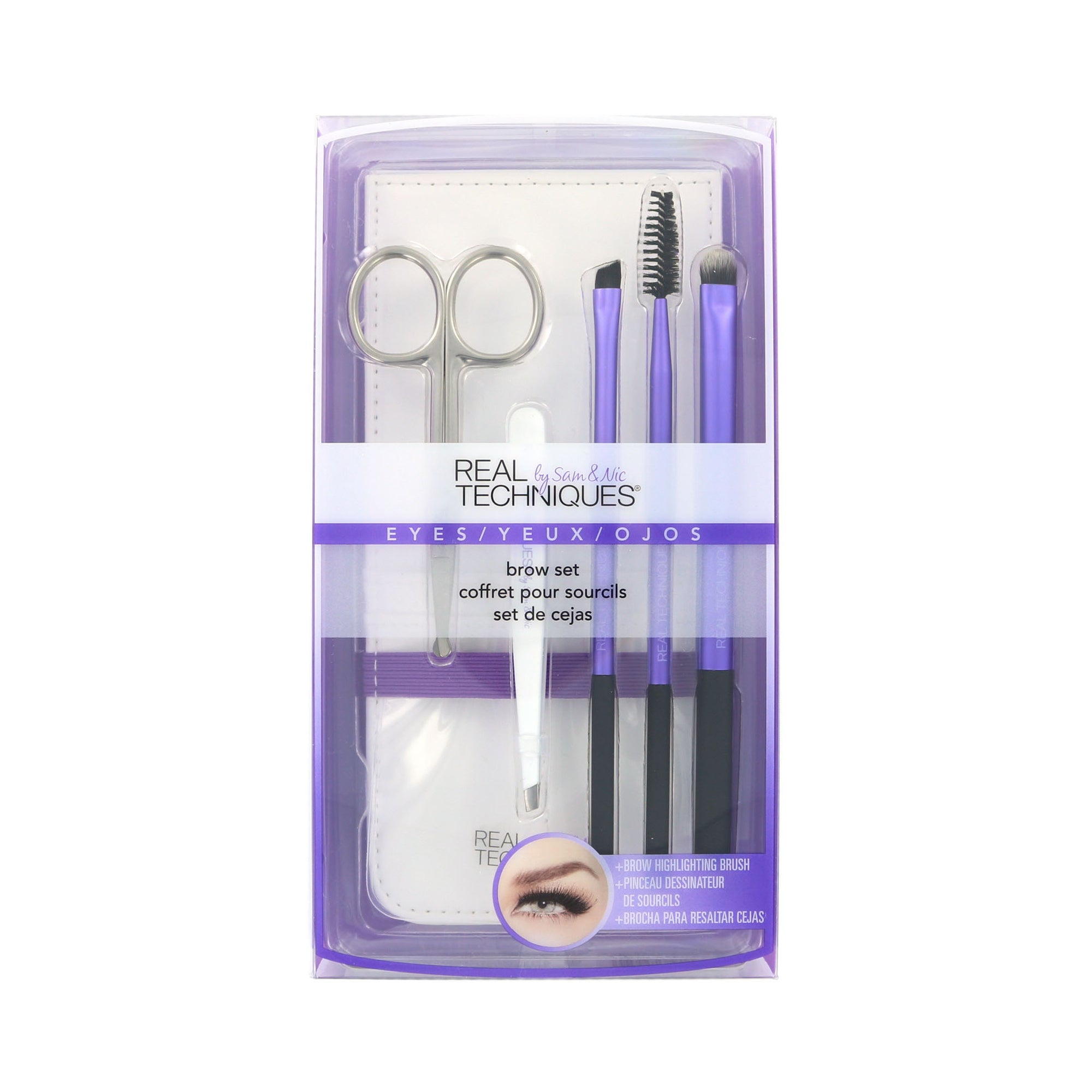 Real Techniques Brow Set + Highlighting Brush
