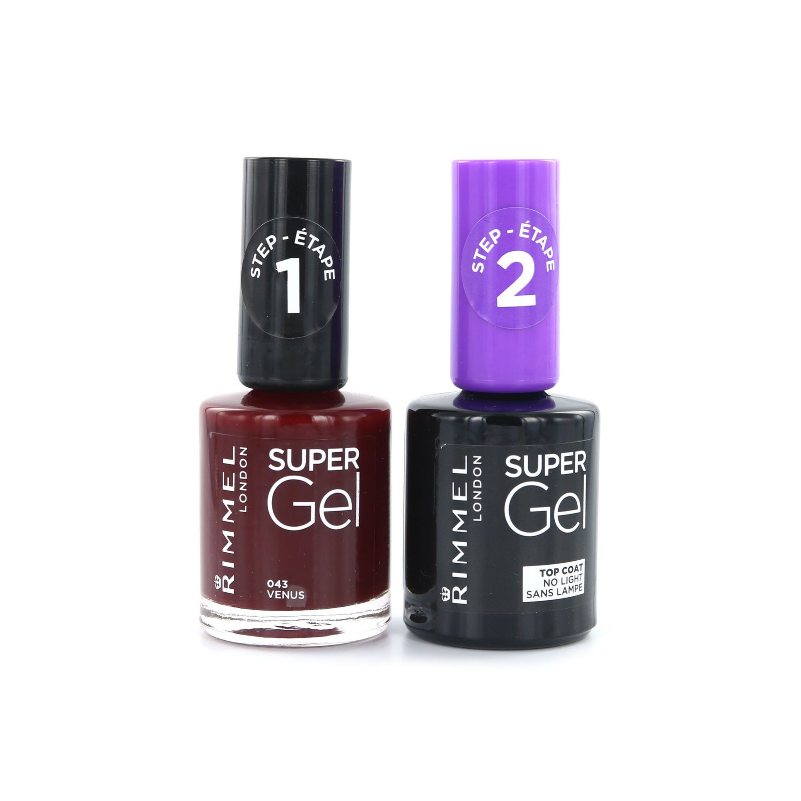 Rimmel Super Gel Duo Nagellak - 043 Venus + Topcoat (zonder doosje)