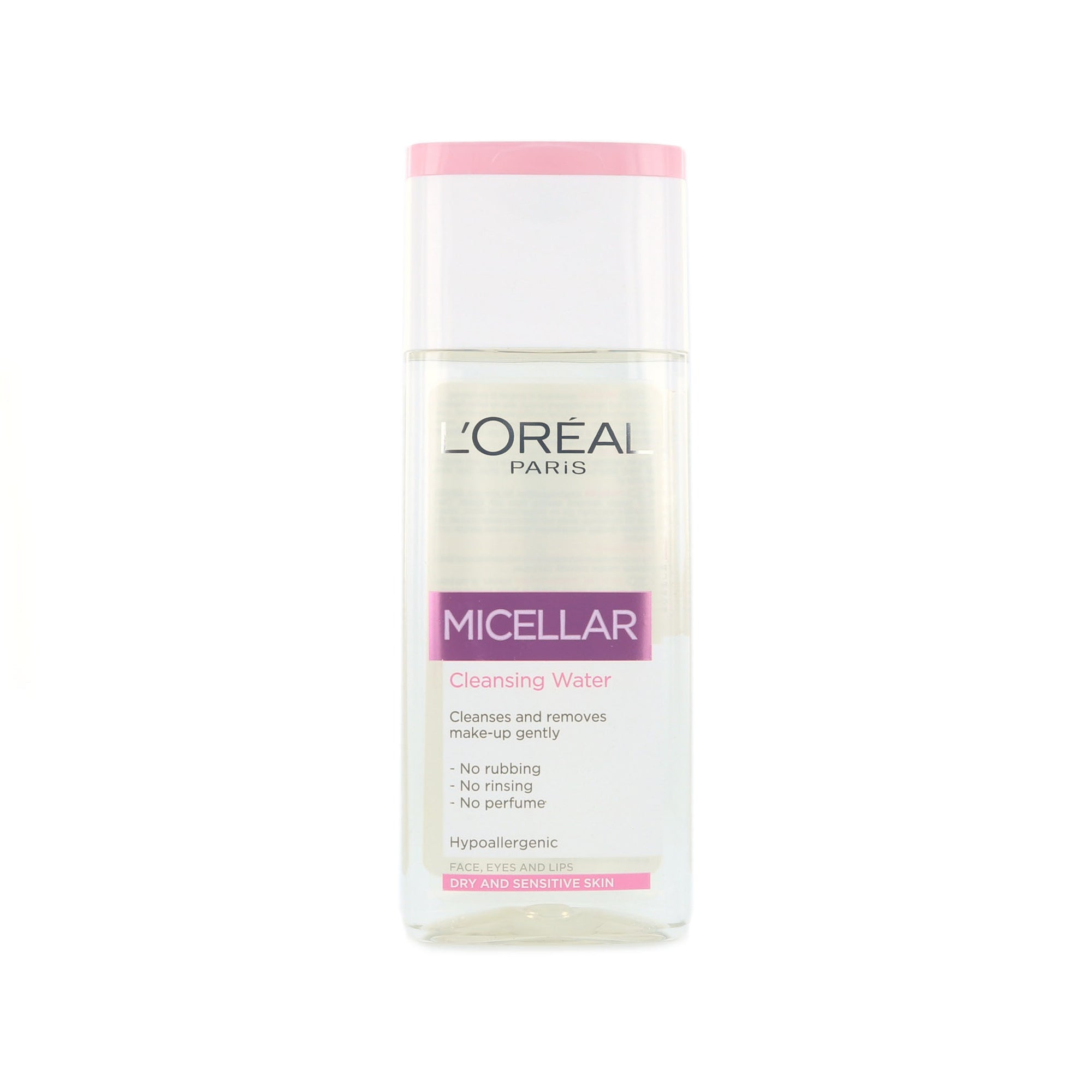 L'Oréal Micellar Cleansing Water - 200 ml (voor droge en gevoelige Huid)