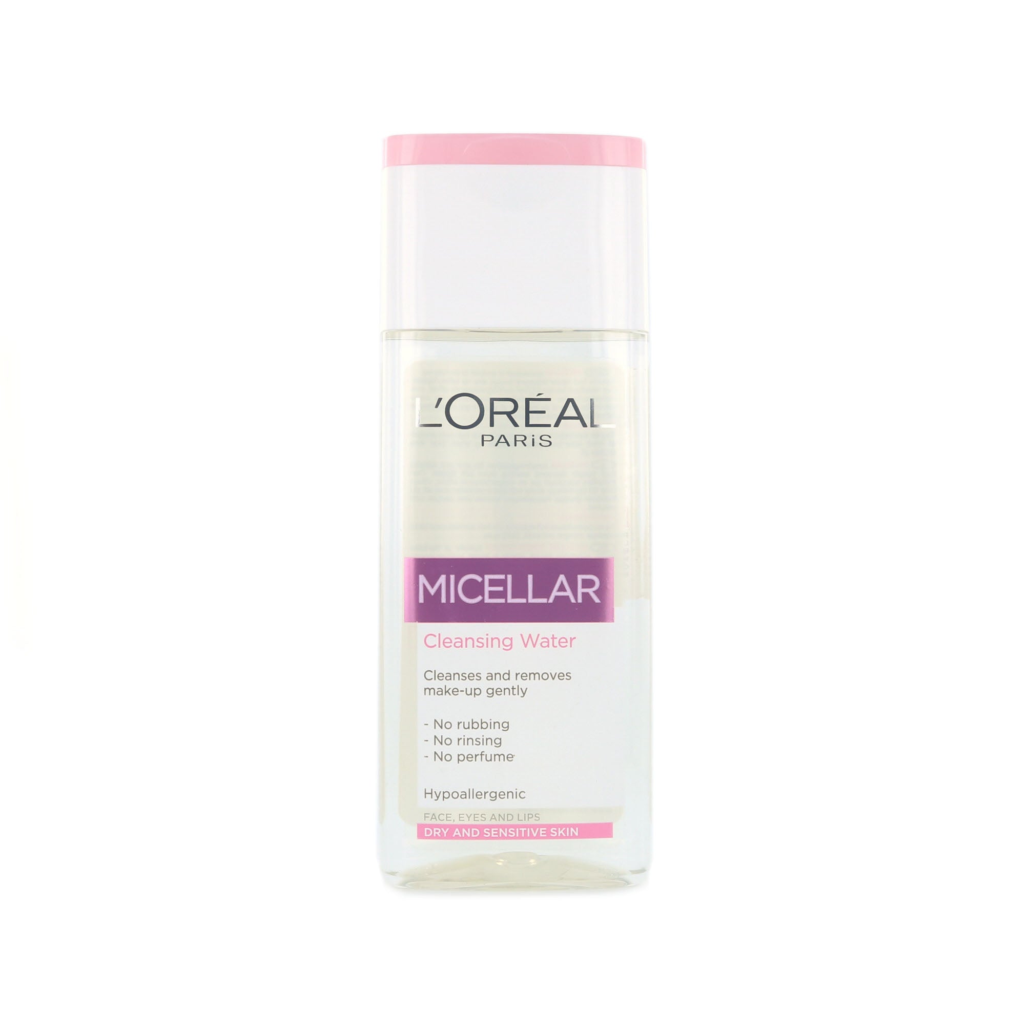 L'Oréal Micellar Cleansing Water - 200 ml (voor droge en gevoelige Huid)