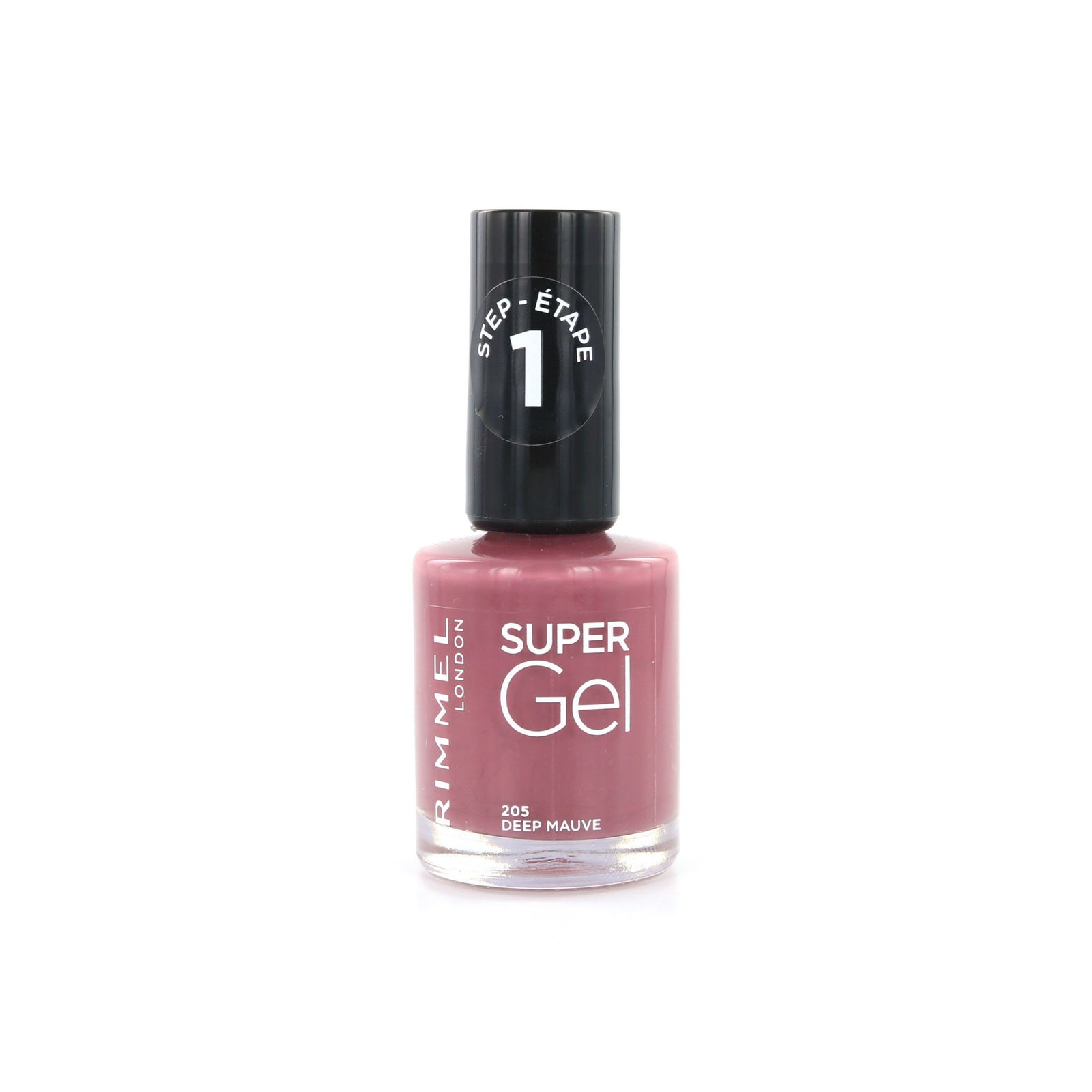 Rimmel Super Gel Nagellak - 205 Deep Mauve
