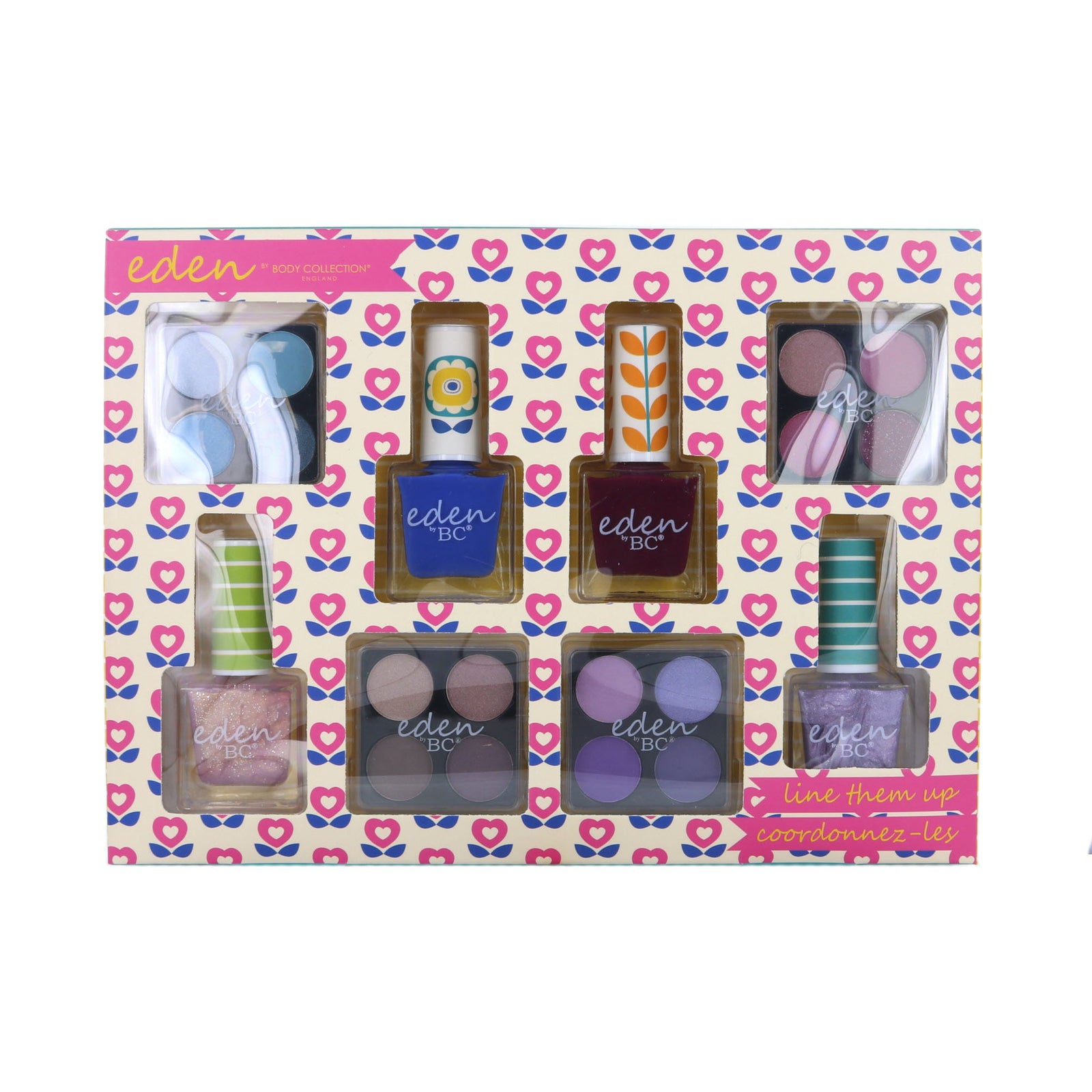 Body Collection Eden Line Them Up Nagellak en Oogschaduw Set