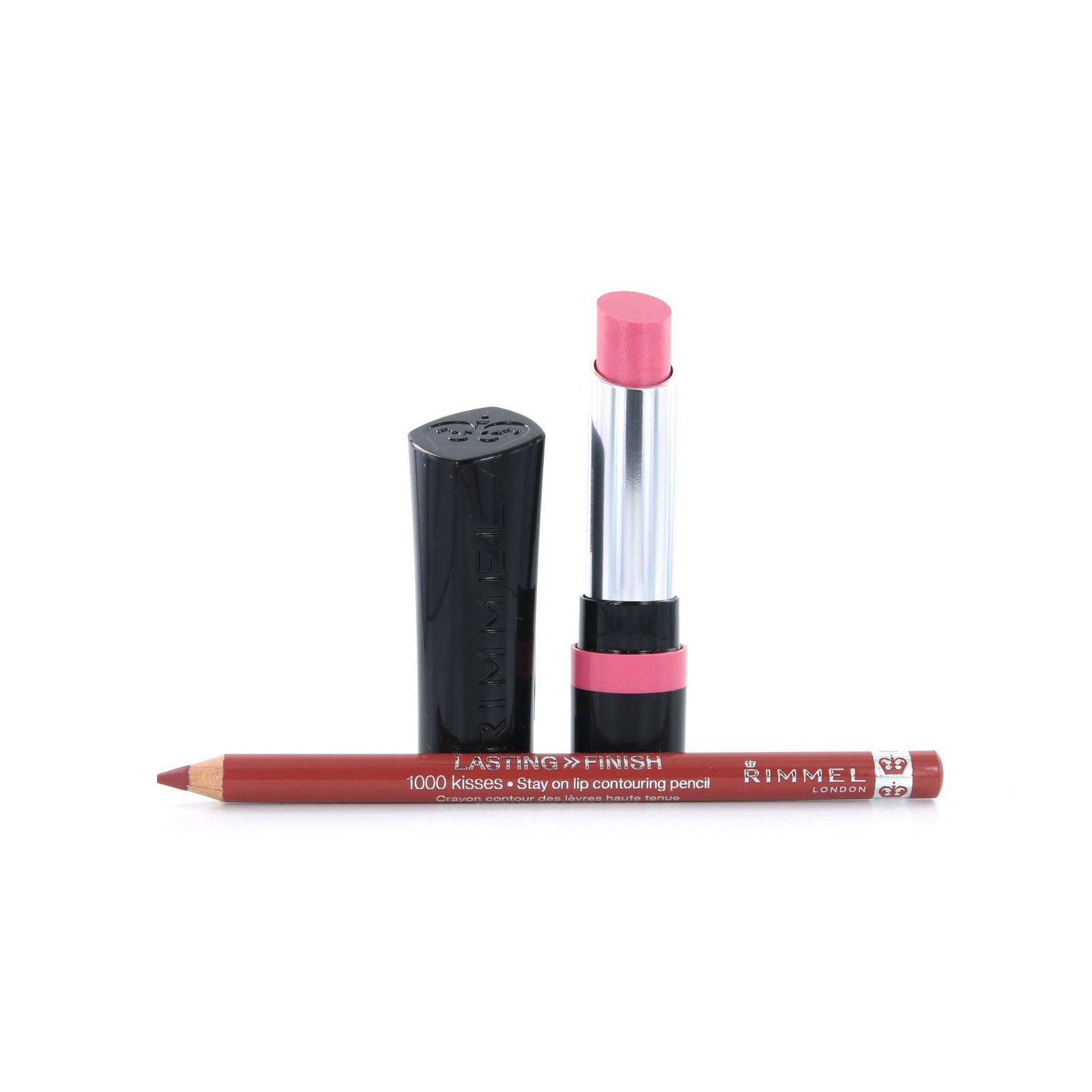 Rimmel The Only 1 Lipstick - 100 Pink Me Love Me (+ Lasting Finish Lipliner - 014 Wild Clover)