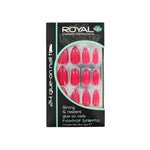Royal 24 Stiletto Glue-On Nail Tips - Foxtrot (met nagellijm)