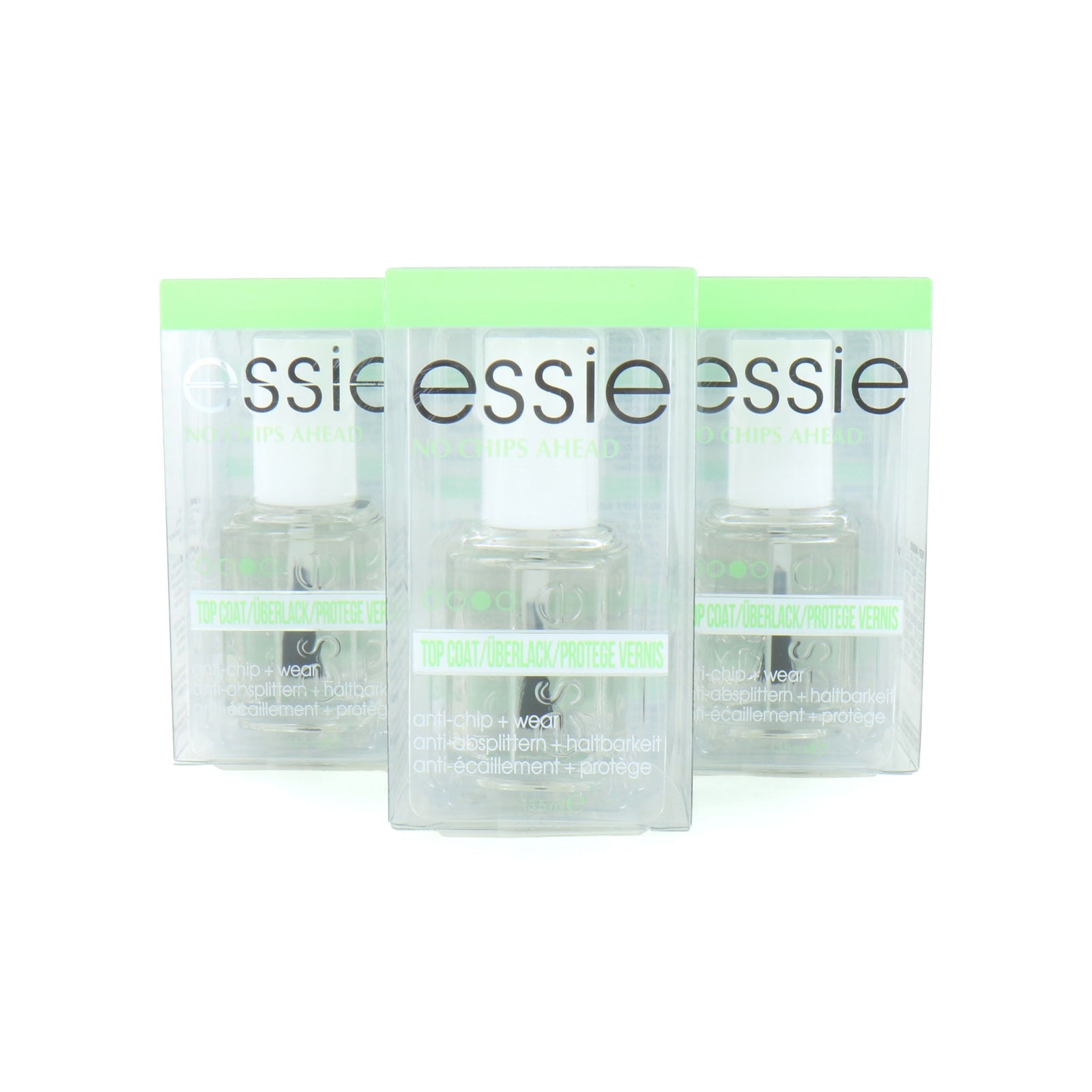 Essie No Chips Ahead Topcoat (set van 3)