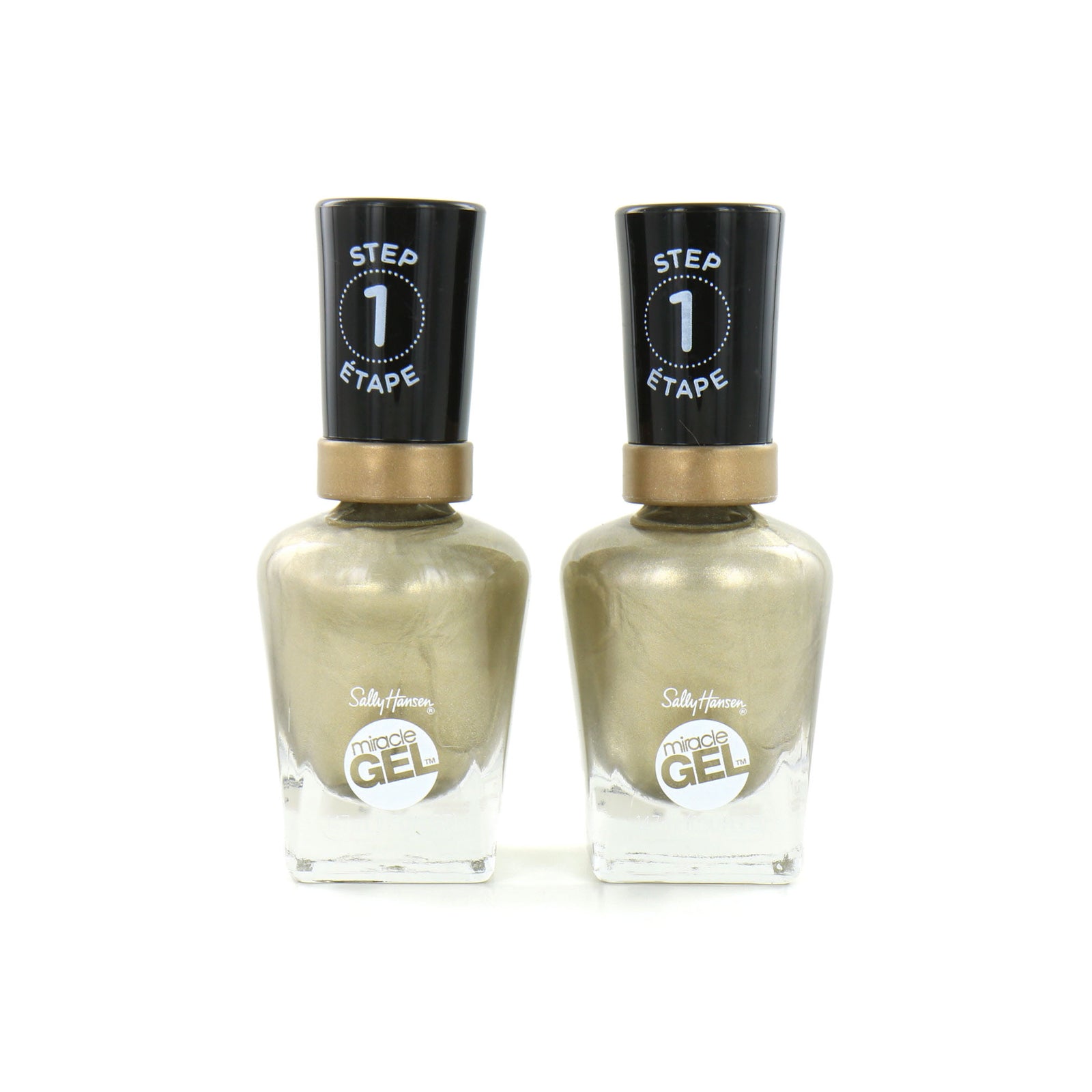 Sally Hansen Miracle Gel Nagellak - 153 Feeling Gelt-y (Set van 2)