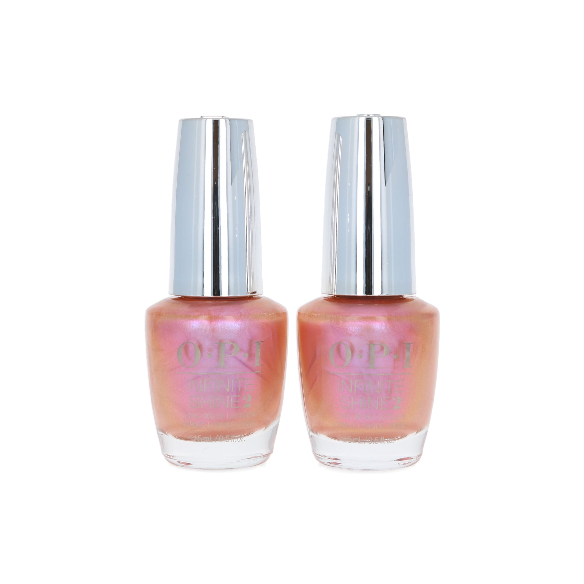O.P.I Infinite Shine Nagellak - Coral Chroma (2 stuks)