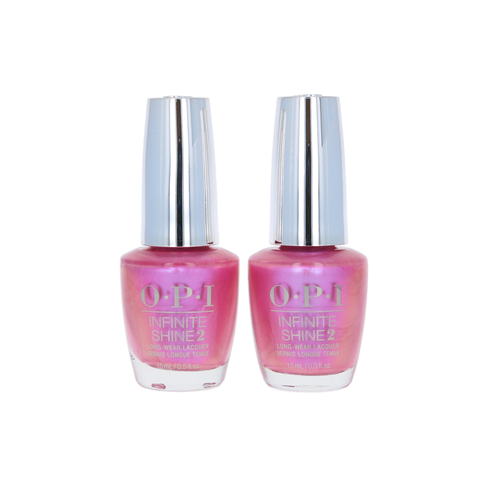 O.P.I Infinite Shine Nagellak - Rainbows in Your Fuchsia (2 stuks)