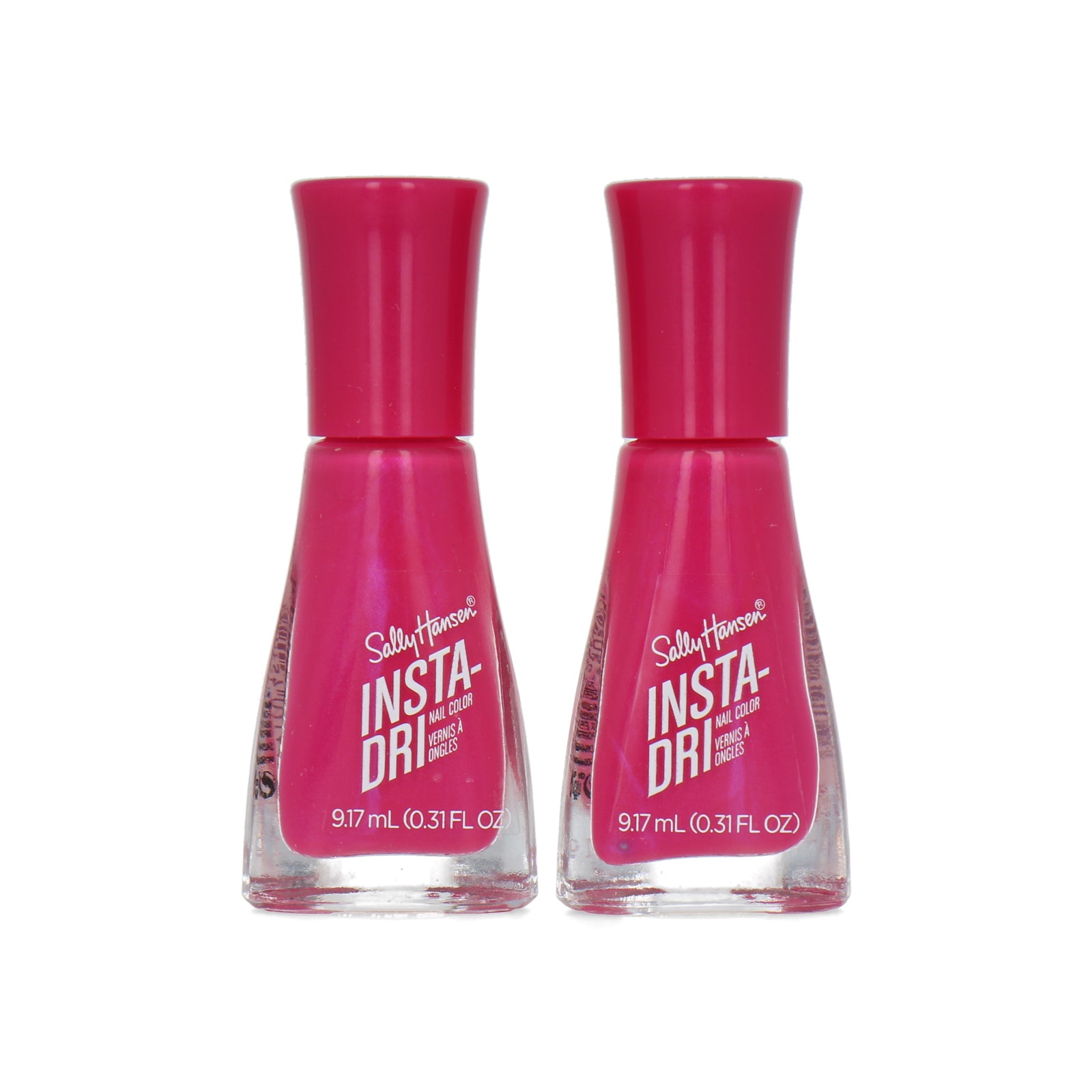 Sally Hansen Insta-Dri Nagellak - 303 Flashy Fuchsia (set van 2)