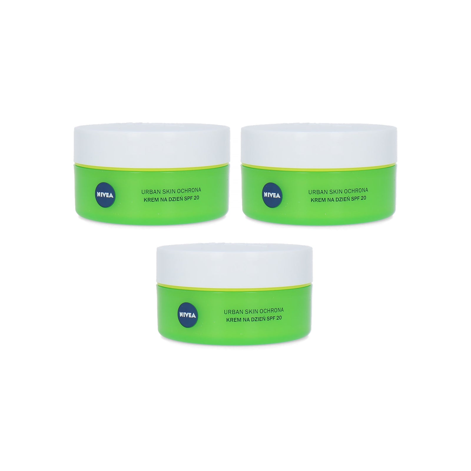 Nivea Urban Skin Defence Dagcrème - SPF 20 - 3 x 50 ml (Poolse verpakking)