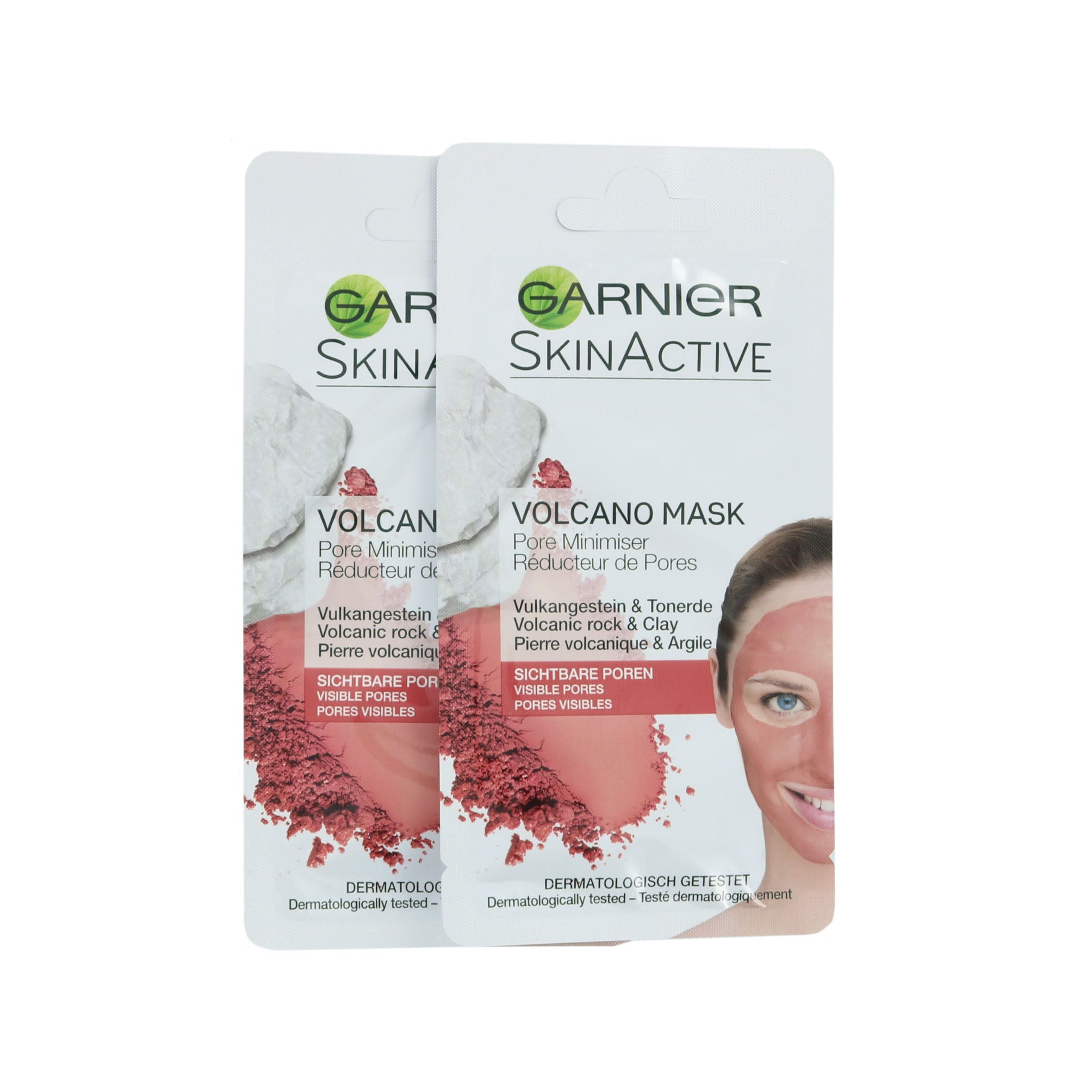Garnier SkinActive Pore Minimizer Volcano Masker - 2 x 8 ml