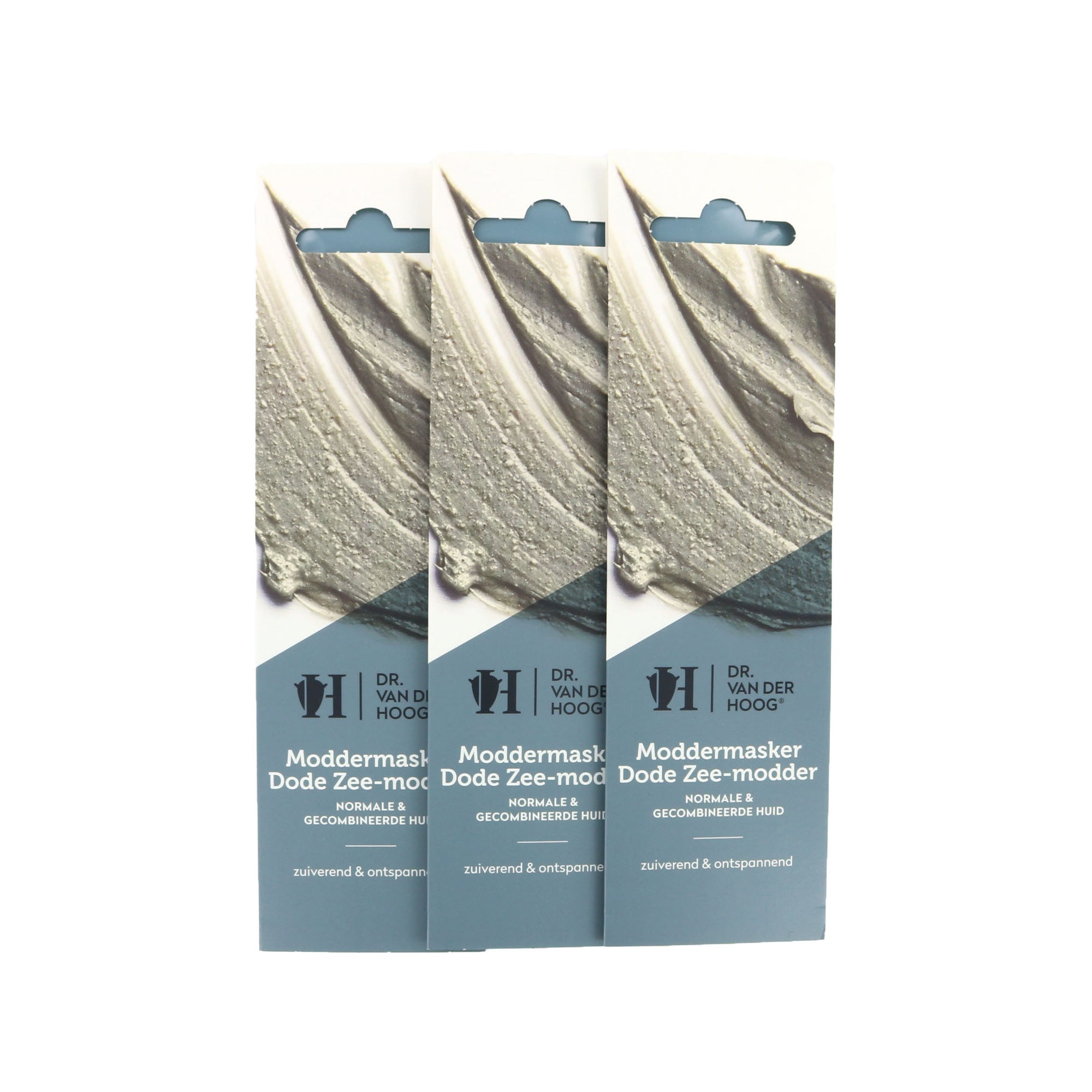 Dr. van der Hoog Moddermasker Dode Zee-modder - Normale & Gecombineerde Huid (3 Stuks)